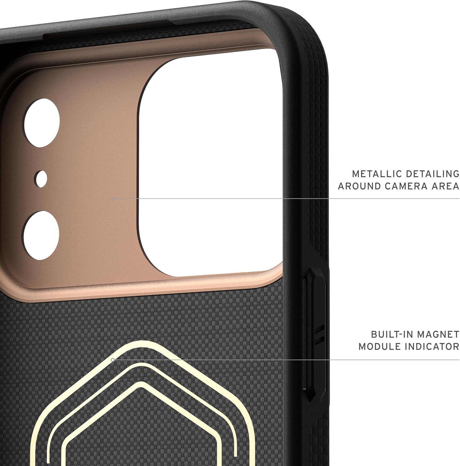 URBAN ARMOR GEAR UAG Designed for iPhone 17 Pro Max Case Fibr Armr - Compatible with MagSafe Kevlar Fiber Military Grade Protective Cover, Kevlar Graphite/Bronze