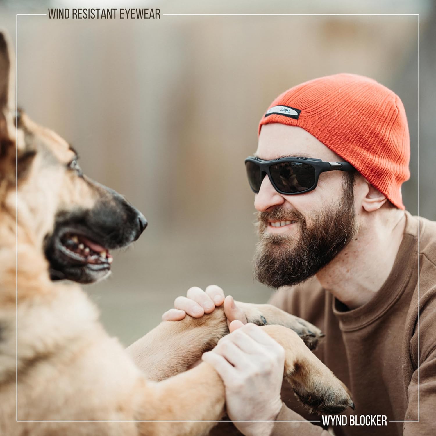 WYND Blocker Polarized Dry Eye Wind Resistant Sunglasses Motorcycle Glasses (Model 335 Polarized) - Image 6