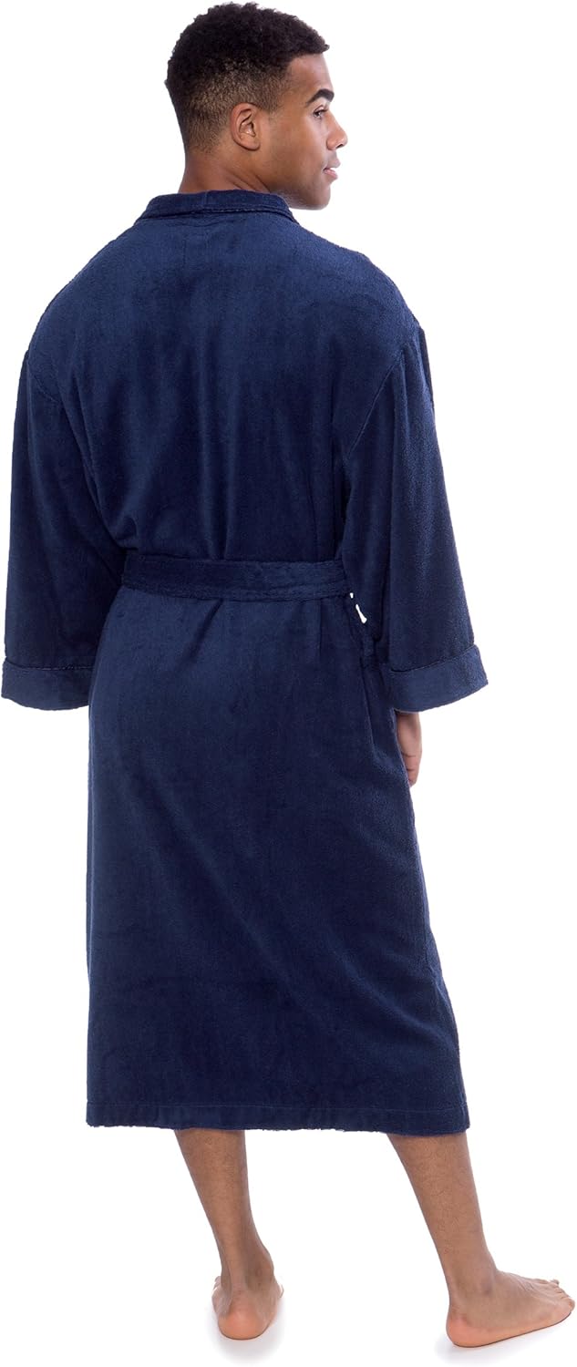 Texere Mens Luxury Terry Cloth Bathrobe EcoComfort - Image 2