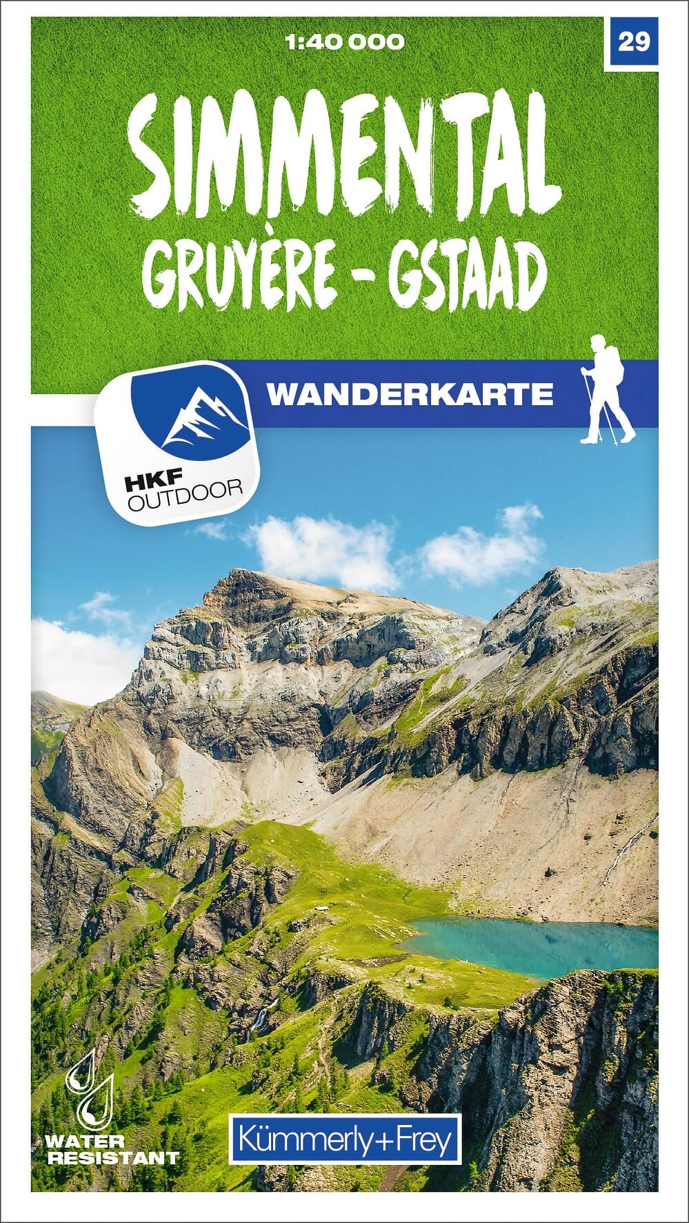 Simmental / Gruyère / Gstaad: 29 (Hiking maps of Switzerland)
