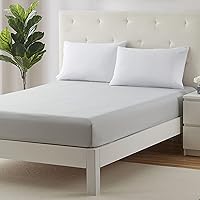 Vista 28 de Clara Clark Sábana bajera, bolsillo extra profundo para colchón profundo, solo sábana bajera suave de lujo, tamaño Queen, color marrón chocolate