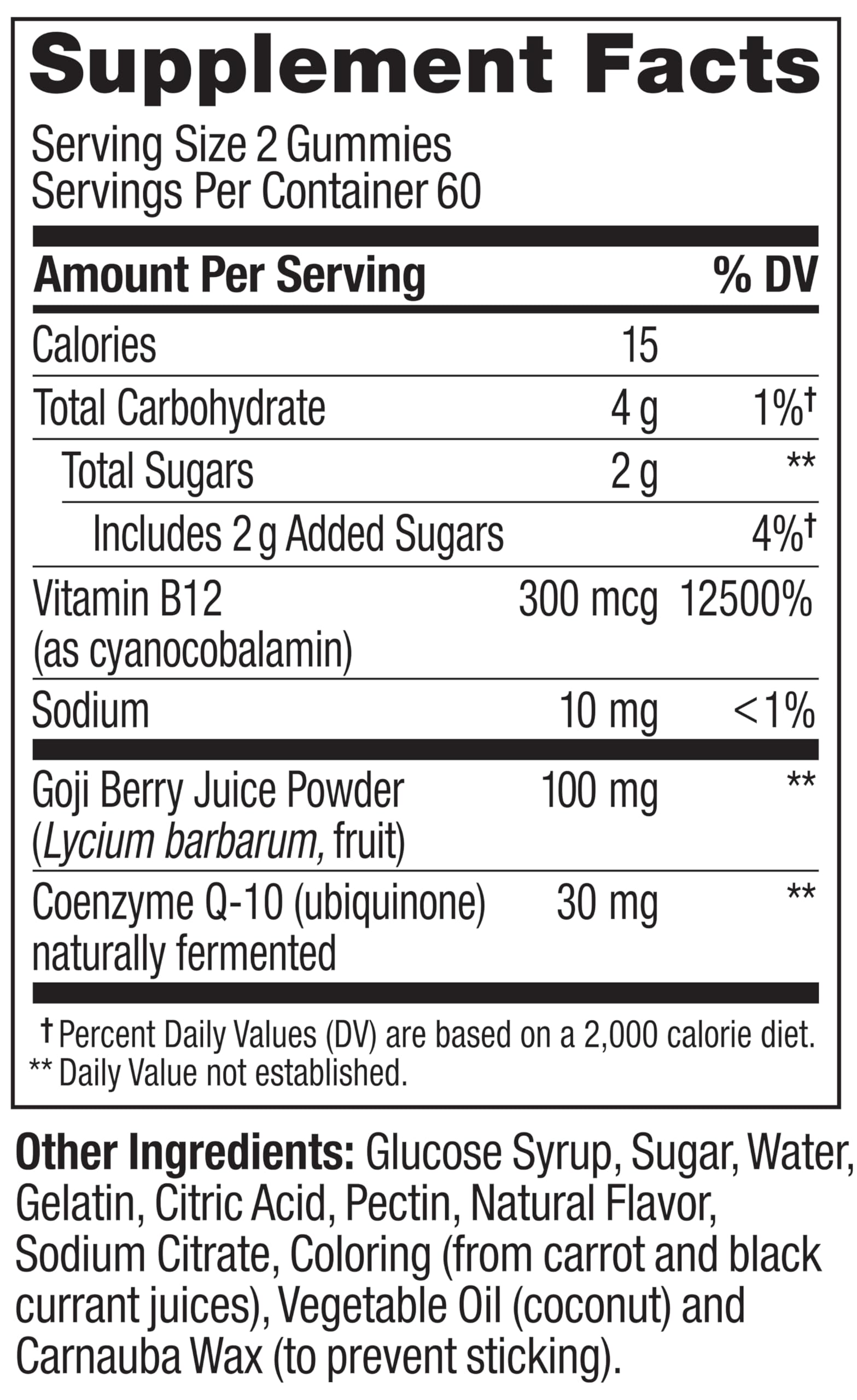 OLLY Daily Energy, Caffeine Free, 300 mcg Vitamin B12, CoQ10-120 Count — Amazon image 7