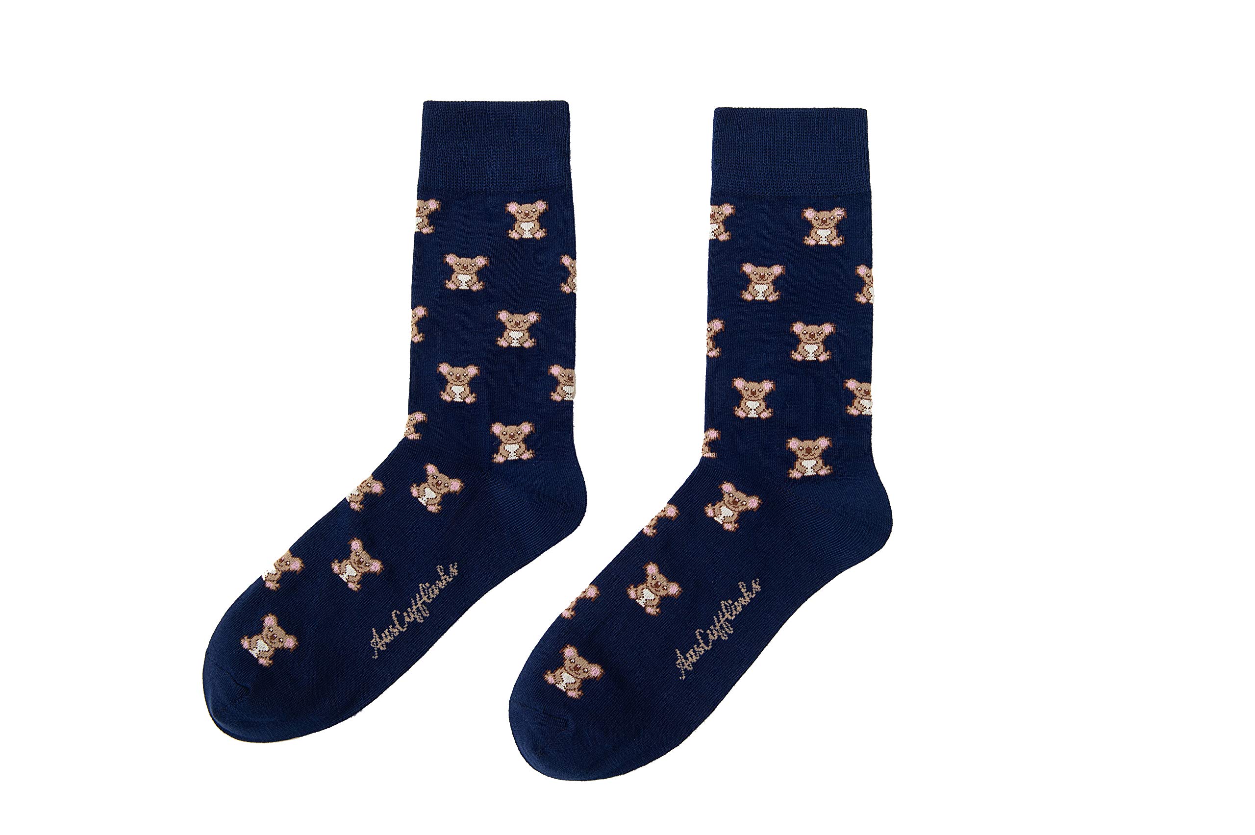 AUSCUFFLINKSSocks For Him | Fun Socks Gift for Her | Happy Gift Socks Quirky Novelty Present for Dad | Socks for Mum