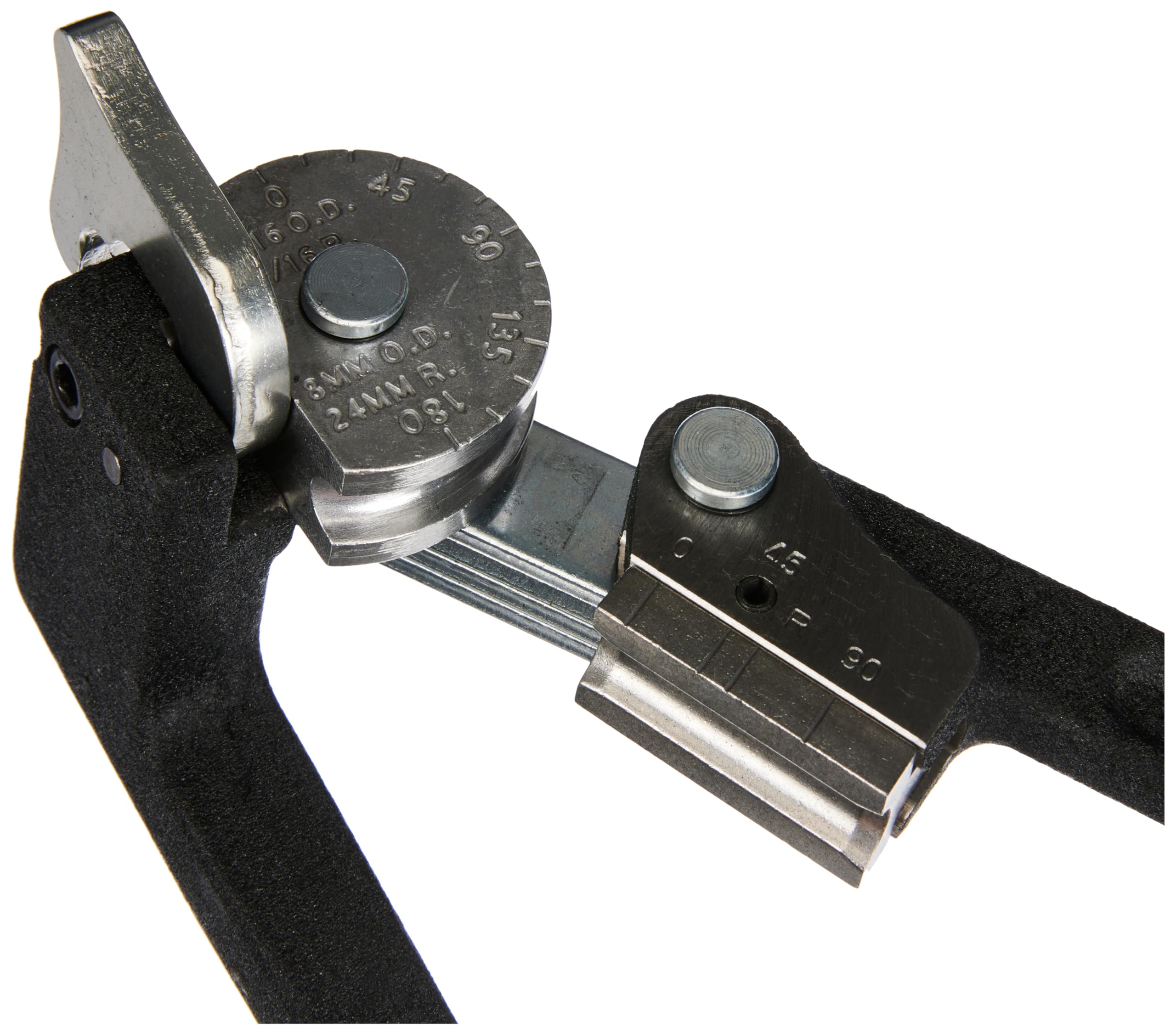 RIDGID 36092 Cintreuse modèle 405/408M, cintreuse à tubes de 8 mm pour coudes jusqu'à 180 degrés, cintreuse à tuyaux, Noir