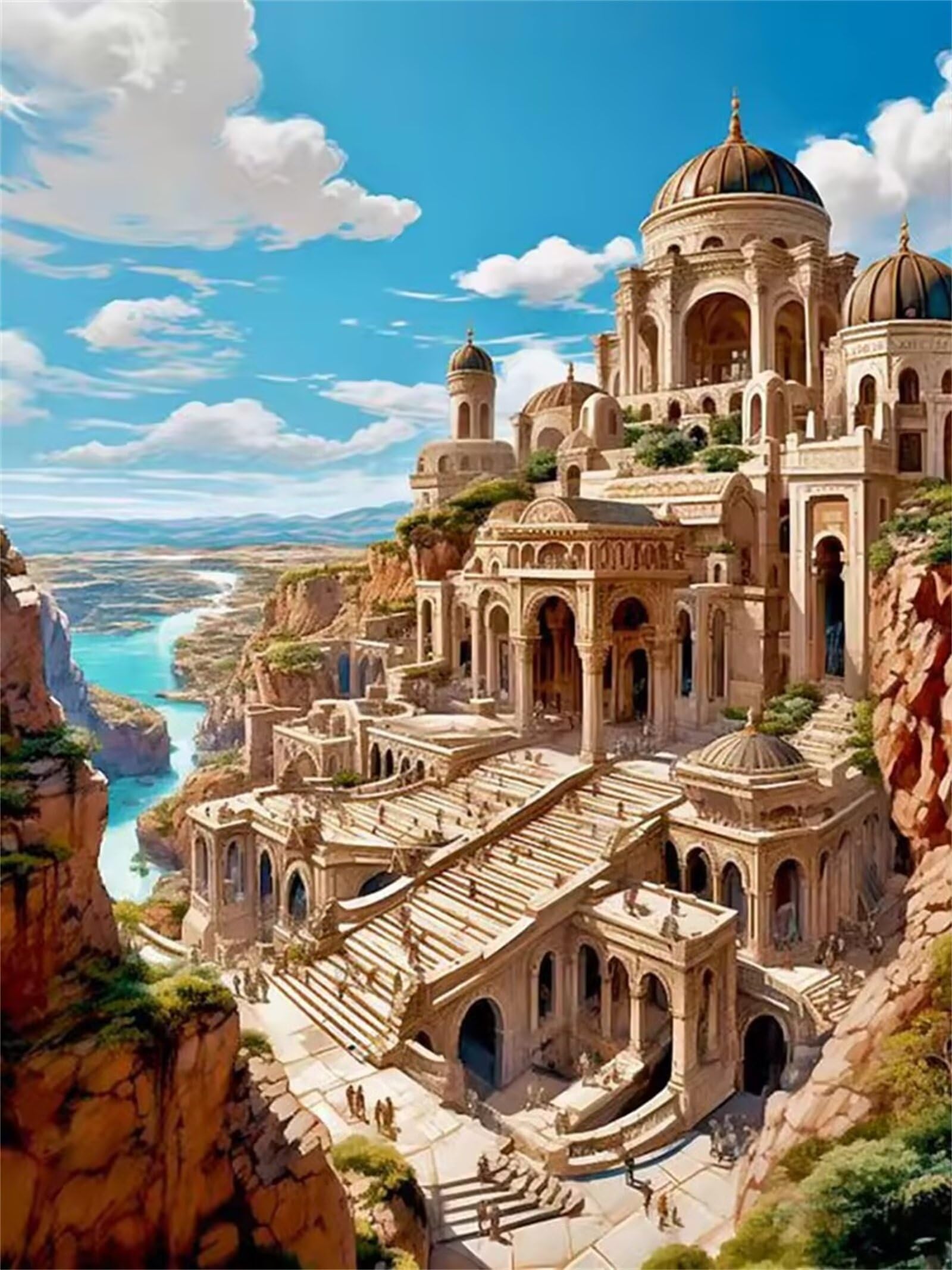 Puzzle Vecchio edificio puzzle 1500 pezzi,puzzles Arte per Adulti e Ragazzi,Intrattenimento Creativo,Giochi Puzzles Relax-rompicapo per Adulti