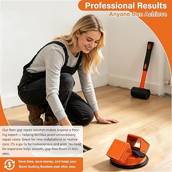 Top-spring Floor Gap Fixer Tool Dual-Sided 45Striking Surface