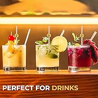 Vista 6 de Palos de cóctel dorados – 200 piezas de pinchos de cóctel de 4.7 pulgadas de largo para aperitivos – Brochetas de bambú para tablas de charcutería