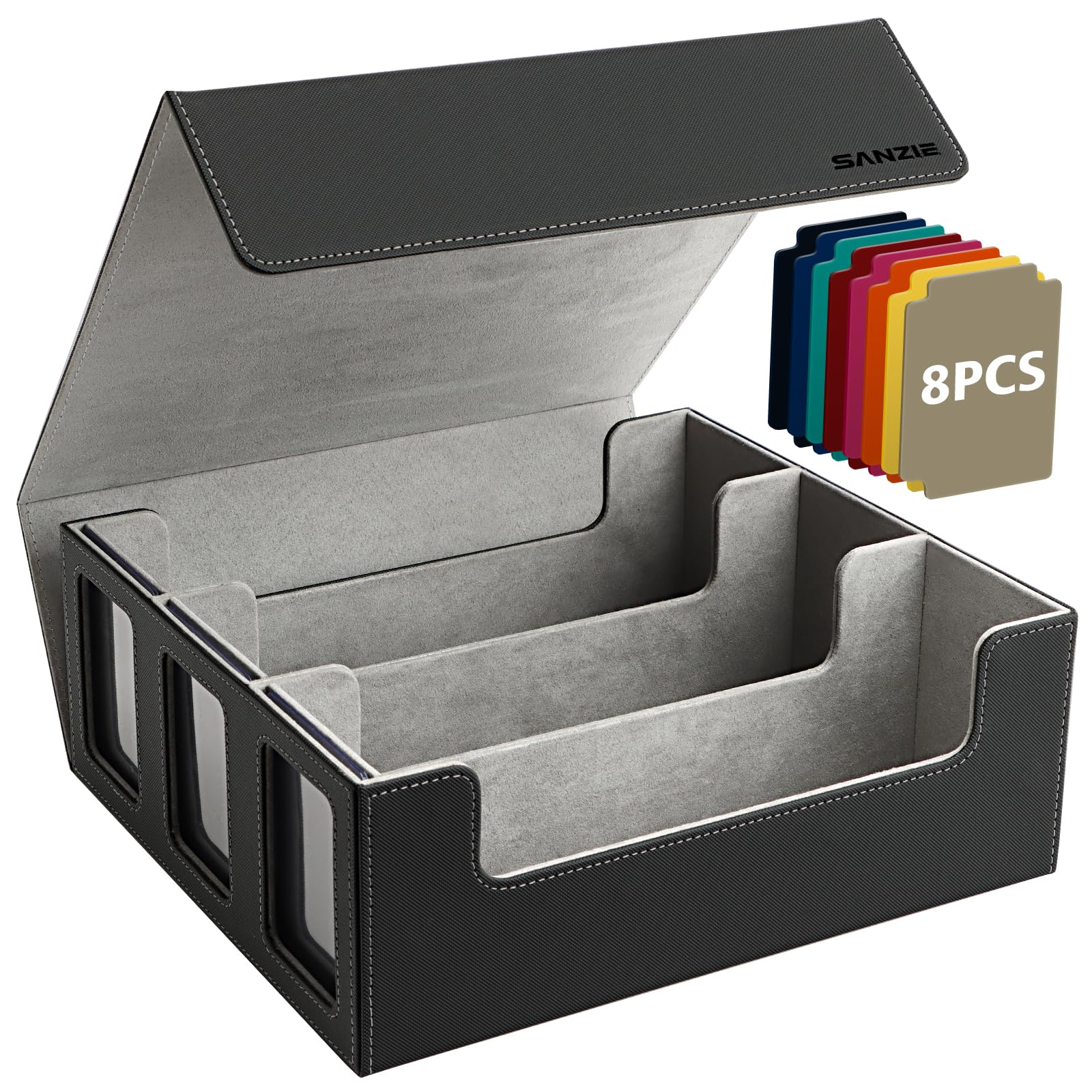 Amazon.com: SANZIE Card Deck Box for MTG Commander Deck Box with 8