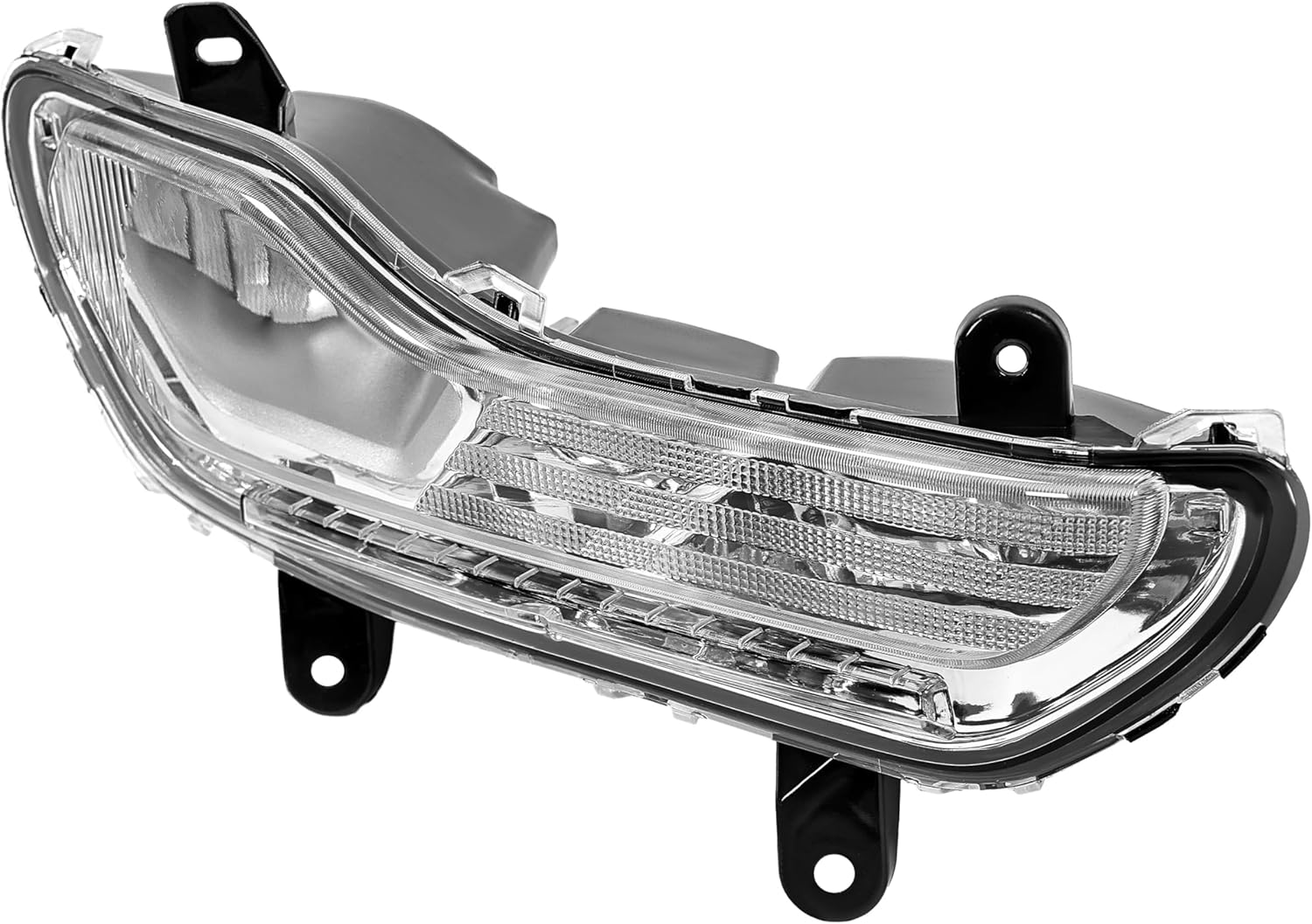 HECASA Fog Light Right Compatible with 2013-2016 Ford Escape/Kuga Replacement for FO2521189 CJ5Z13200C CJ5Z13200CCP Fog Lamp Clear Lens Passenger Side