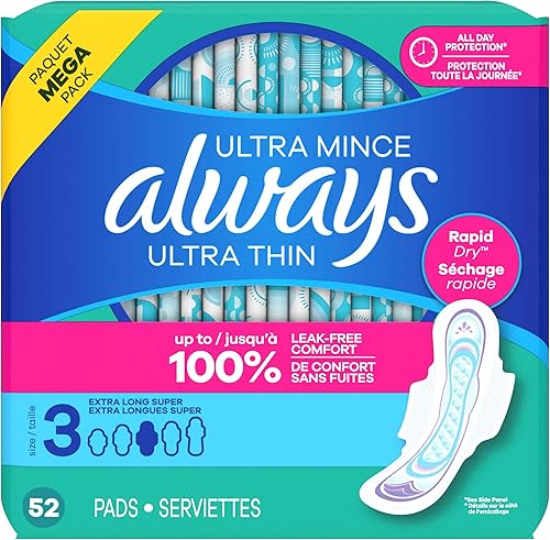 Miniatura 48 de Always Almohadillas ultrafinas con alas, tamaño 1, regular, 126 unidades (3 paquetes de 42)