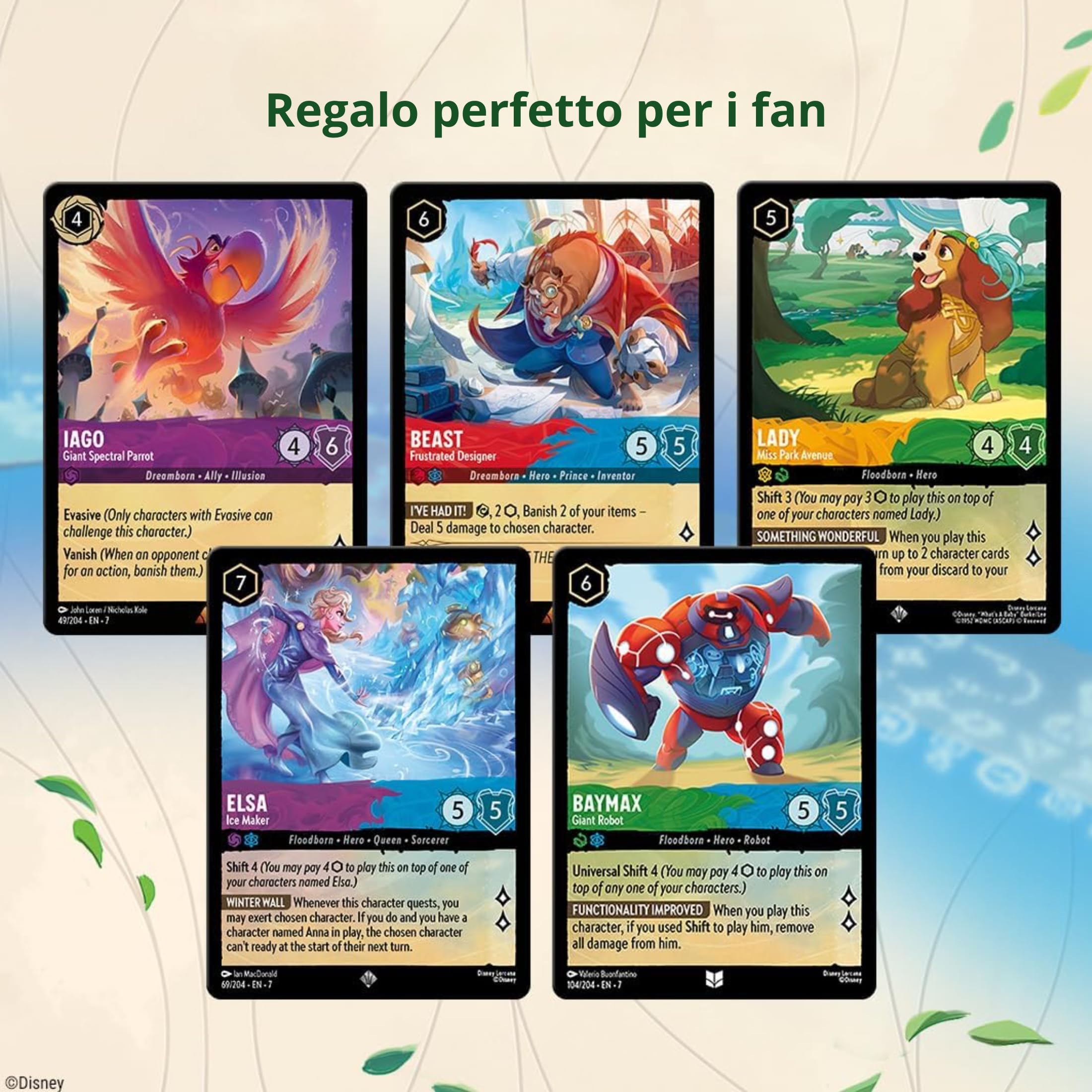 Ravensburger - Disney Lorcana TCG Set 7: Illumineers Trove | Giochi Di Carte Per Adulti E Bambini Con Carte Disney Lorcana | Giochi Bambini 8 Anni In Su Collezionabili | Regalo Bambino 8 Anni