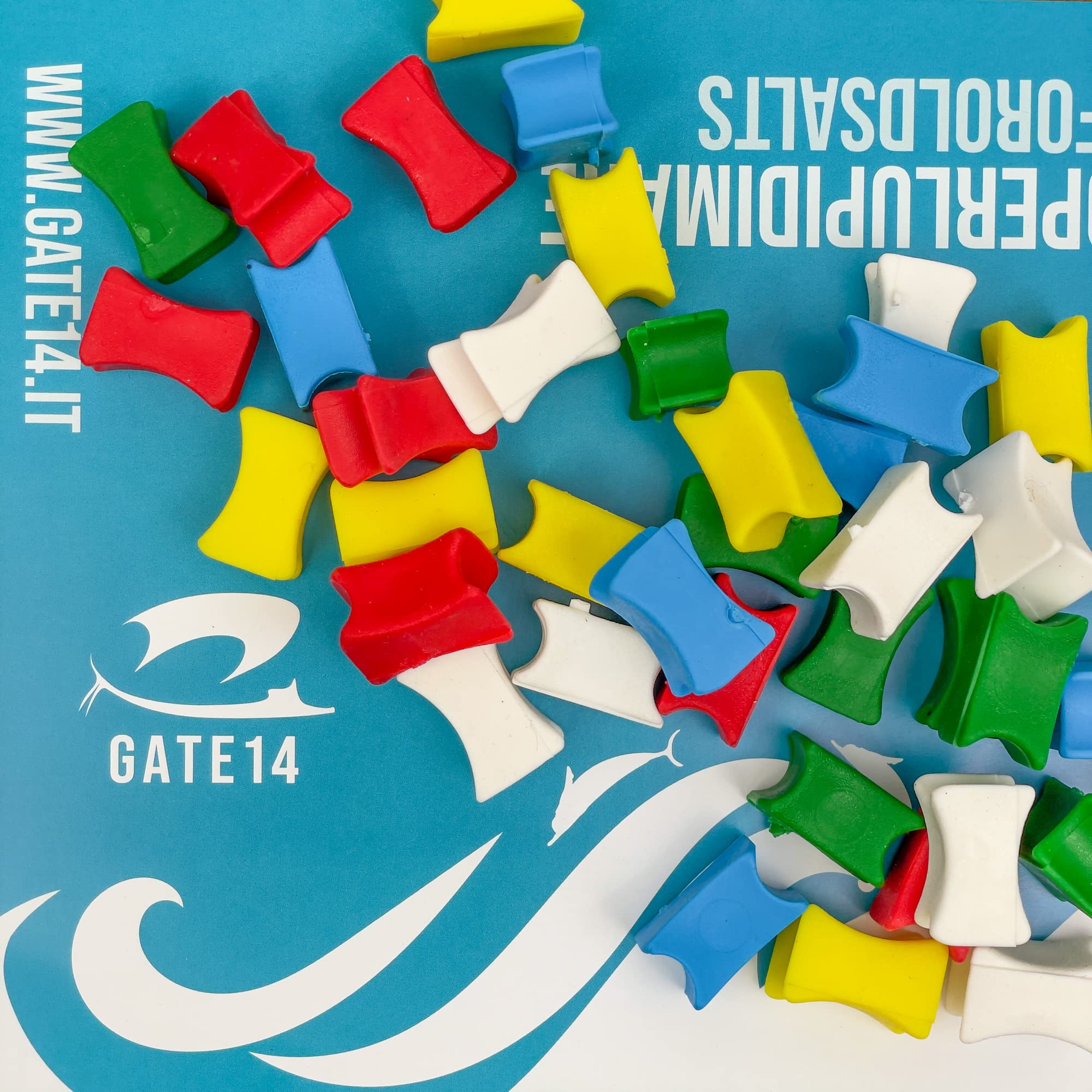 GATE 14 Marqueur de chaîne Inserts en Plastique indicateurs d'amarrage d'ancre Couleurs Assorties