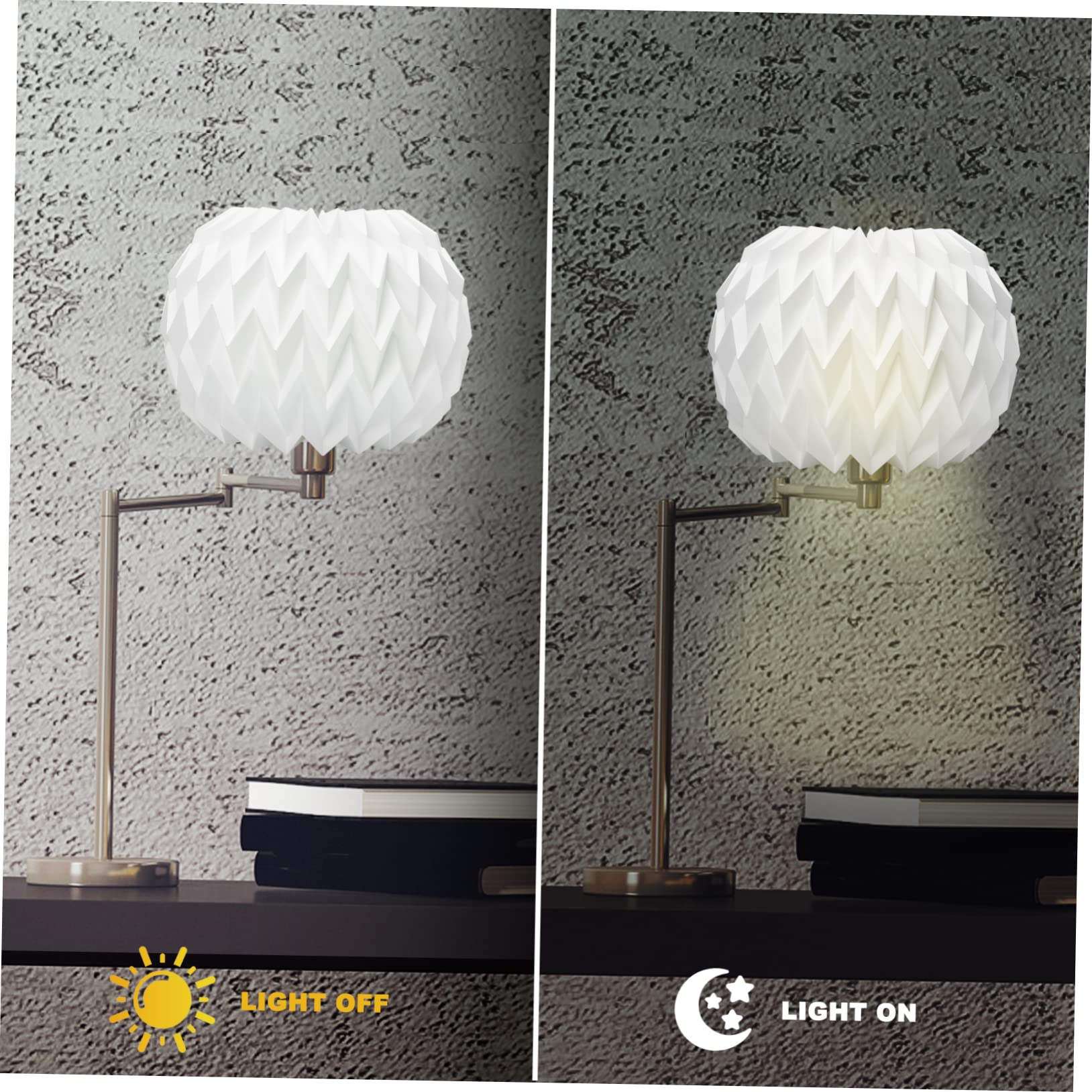 Housoutil 4pièces Quatre Abat-Jours Papier Étoile Pour Décoration De Noël Lanternes Suspendues Argentées Pour Fêtes Anniversaires Et Ambiance Festive