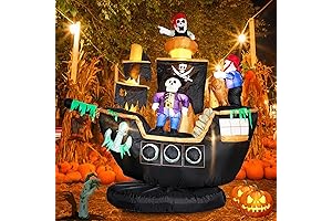 7FT Halloween Inflatable Pirate Ship
