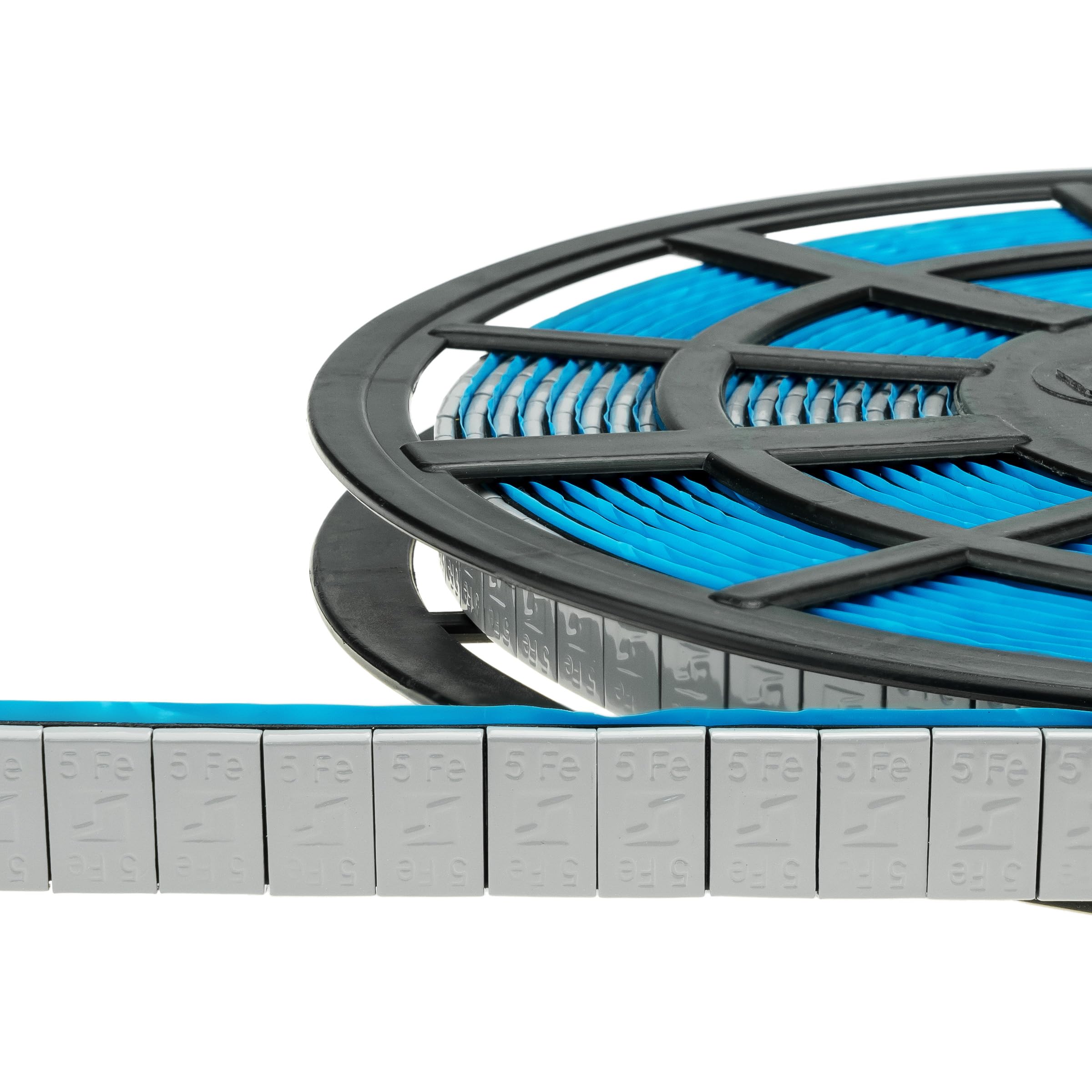 Stix Automotive Equipment - Pesi Adesivi di bilanciamento - Rotolo da 6 kg - 1200 x 5 g - Edgy - Slim - Autoadesivo