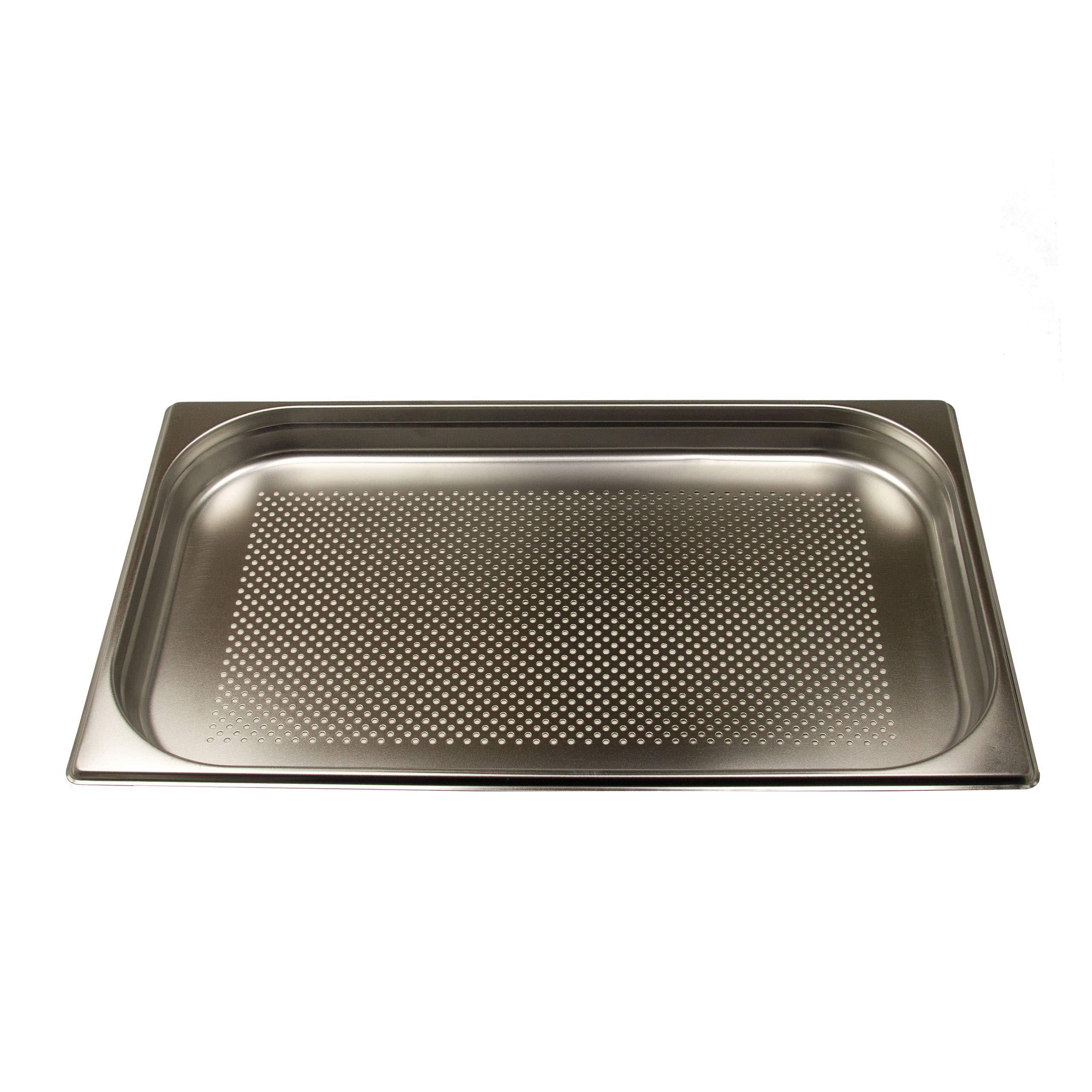 6 recipientes GN 1/1 Gastronorm de acero inoxidable 5,0 litros de profundidad 40 mm Gastronorm perforados