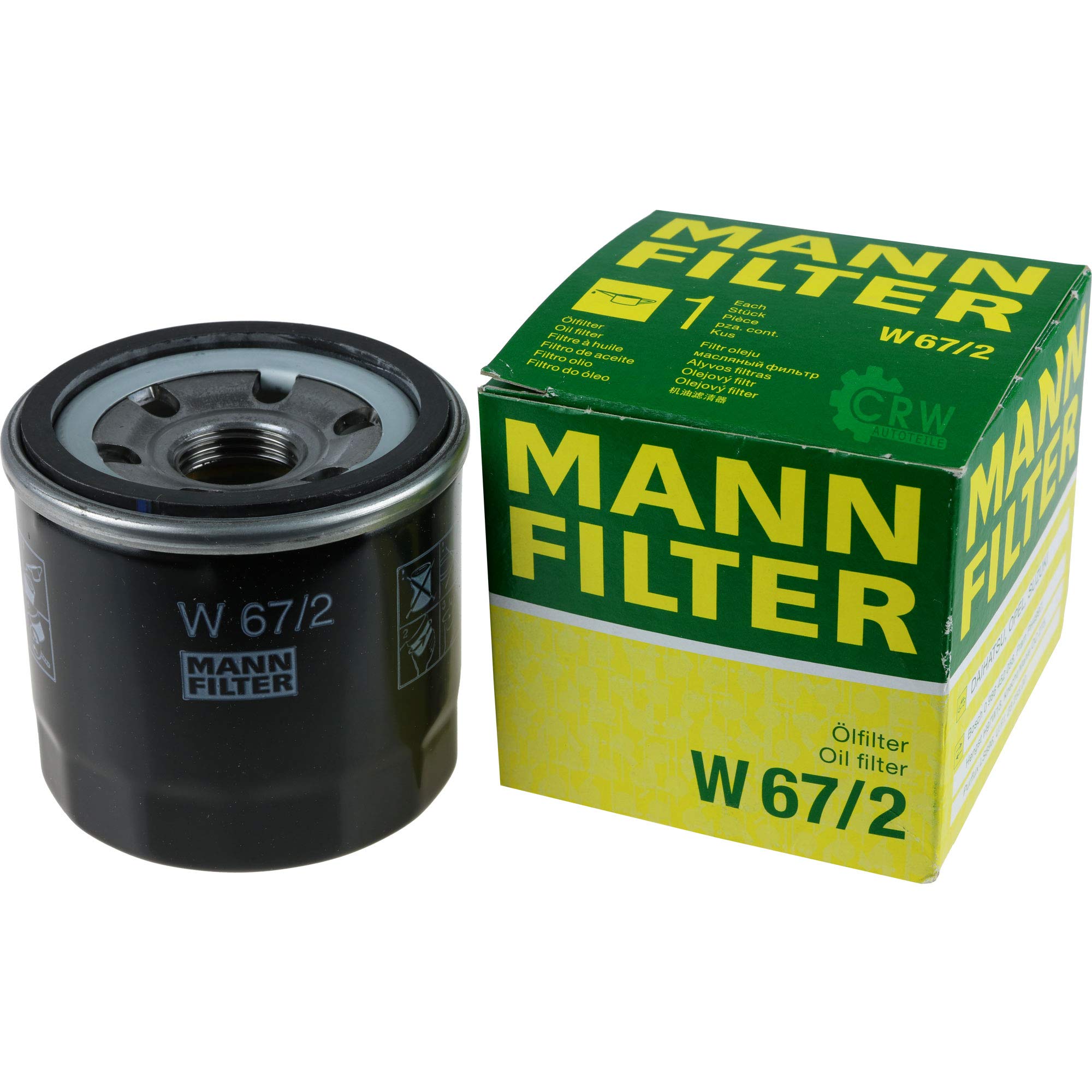 Paquete de inspección Kit de mantenimiento de filtros con filtro de aceite W 67/2, filtro de aire C 2214, filtro de combustible WK 55/3, filtro de habitáculo CU 2012, tornillo de cierre