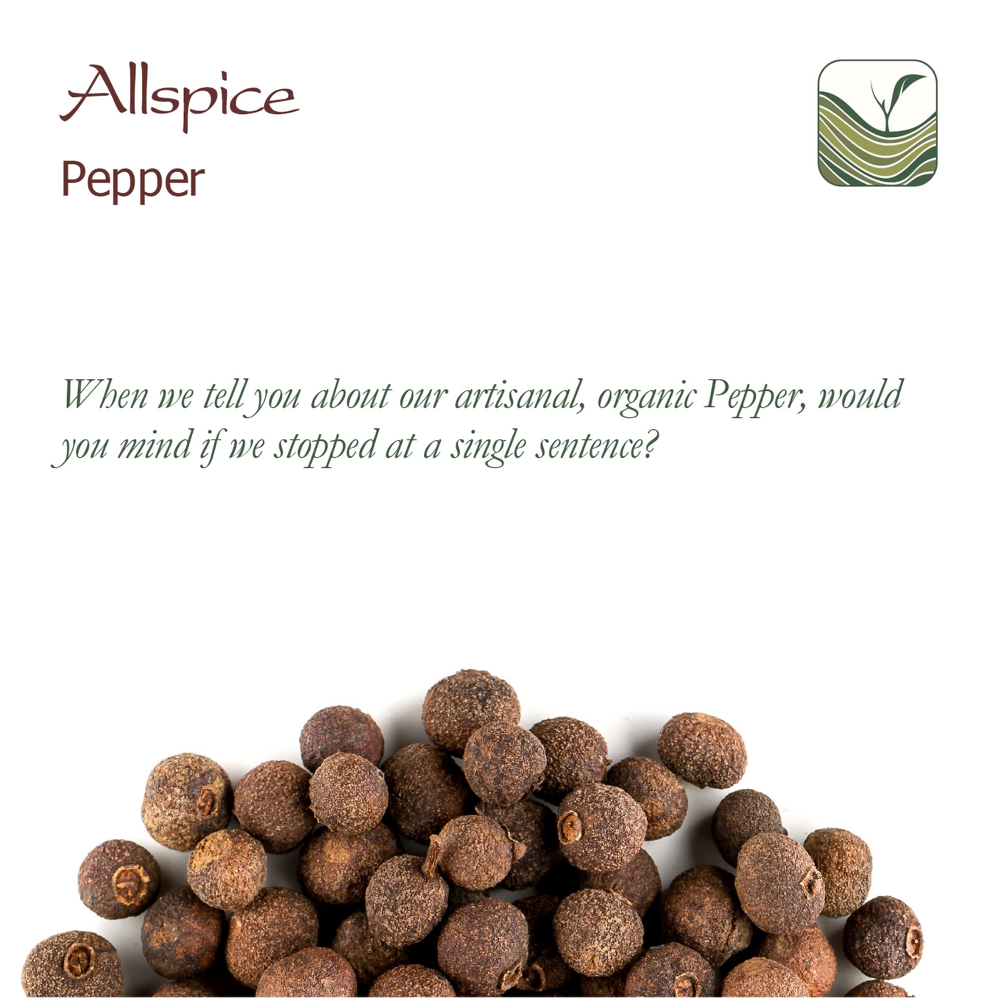 Pimienta Inglesa Bayas Enteras Orgánicas - También Llamado Pimienta Jamaicana - Allspice
