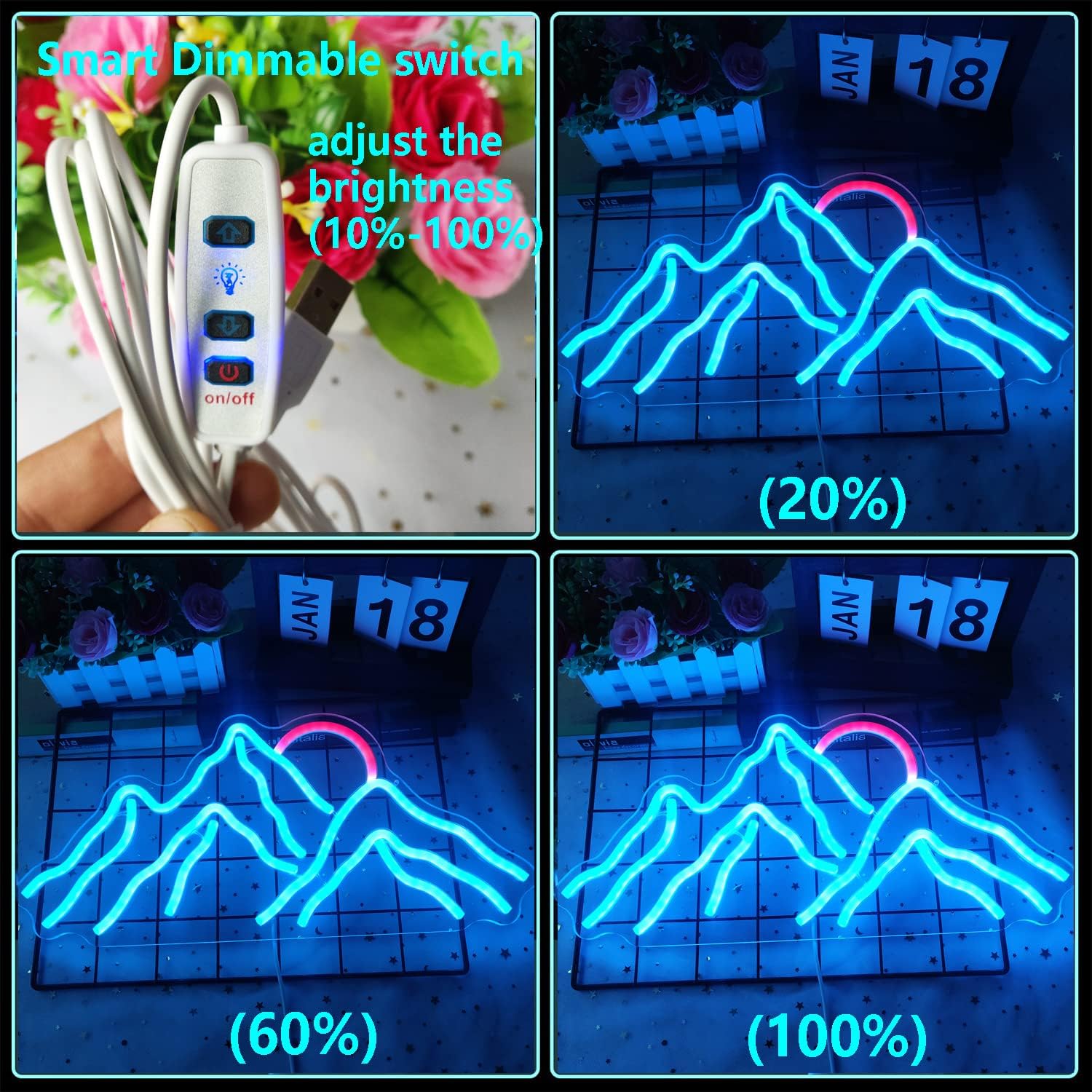 Mountain Neon LED Light Sign - Image 5