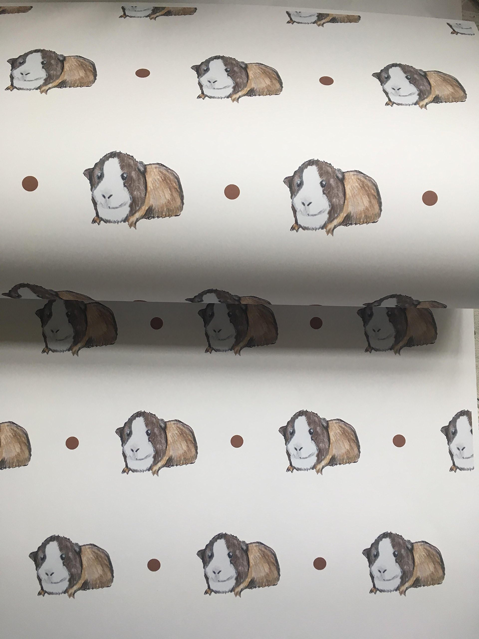 Guinea Pig, Wrapping Paper, Gift wrap, for Guinea Pig Lovers, for Smaller Gifts, Read Description