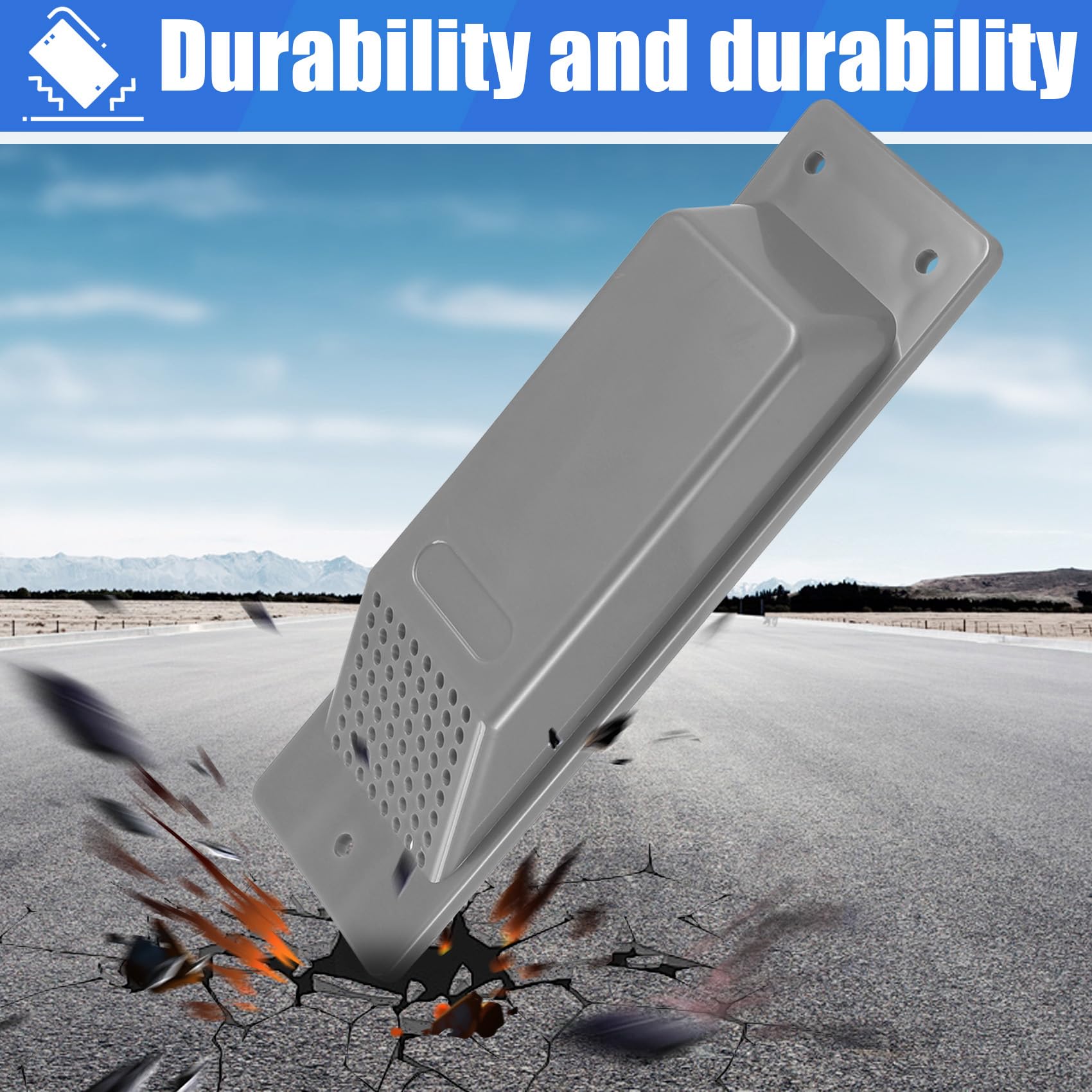 Nagoyuki 8PCS Shipping Container Air Vent Kit Heavy Duty Shipping Container Accessories Flow Ventilation Kit Gray - Image 4