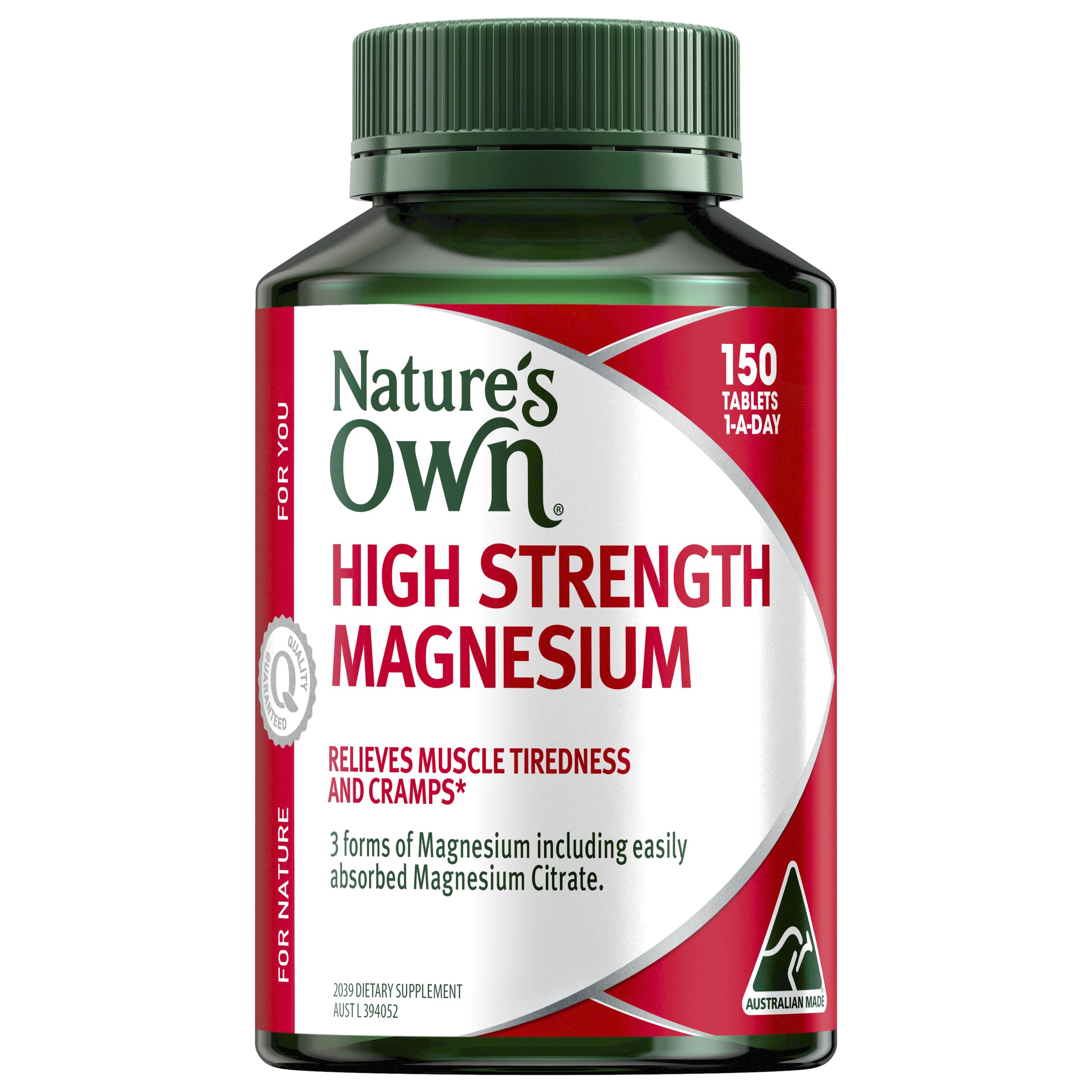 Nature’s Own High Strength Magnesium Tablets 150