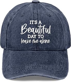 It's a Beautiful Day to Leave me Alone Trucker hat Funny Golf Hats hat for Men Gifts for Him Golf Hat