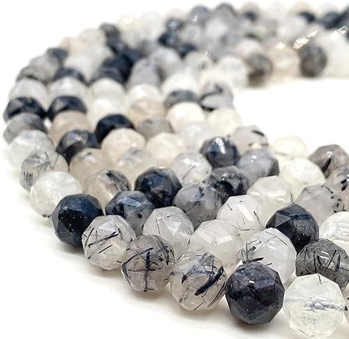 ABCGEMS - Cuentas de piedra lunar de durazno madagasquino (técnica avanzada de incisión de estrella para una dispersión óptima de la luz y brillo)