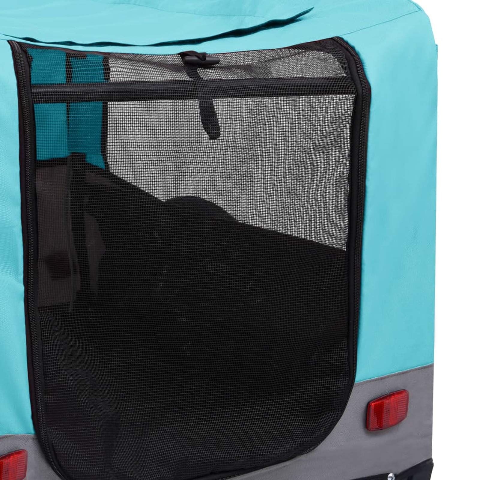 Remolque de bicicleta para mascotas 2 en 1 y cochecito para correr, amarillo y gris