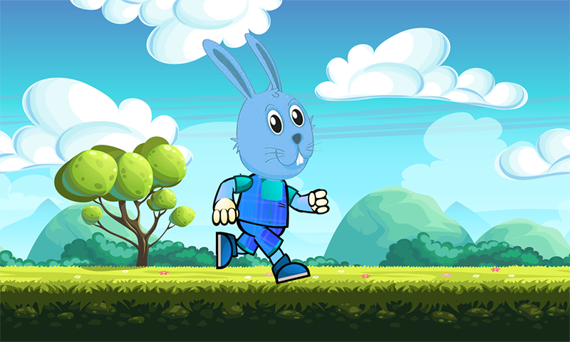 Fast Rabbit Cartoon