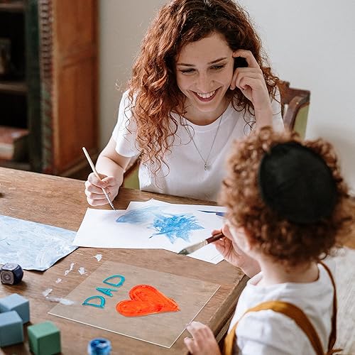 Miniatura 7 de Egofine - Hojas de plexiglás de acrílico, 20 hojas de 8.5 x 11, 0.04 de grosor, plástico fundido para proyectos de manualidades, repuesto de