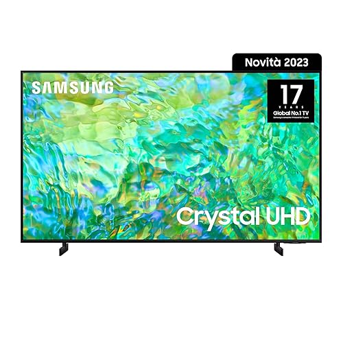 Immagine del prodotto Samsung TV UE85CU8070UXZT Crystal UHD 4K, Smart TV 85'' Processore Crystal 4K, HDR, Adaptive Sound, AirSlim Design, Integrato con Bixby e Alexa compatibile con Google Assistant, Black 2023