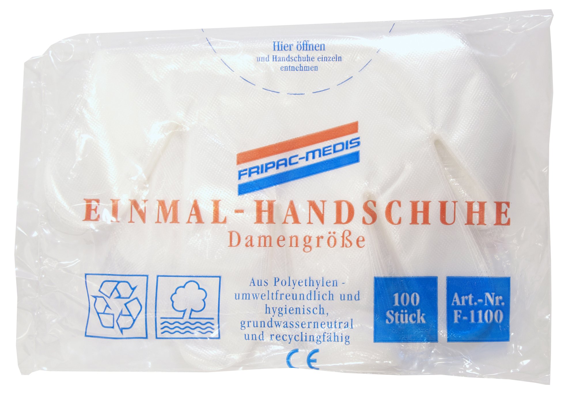 Fripac-MedisLadies Disposable Gloves, Pack of 100