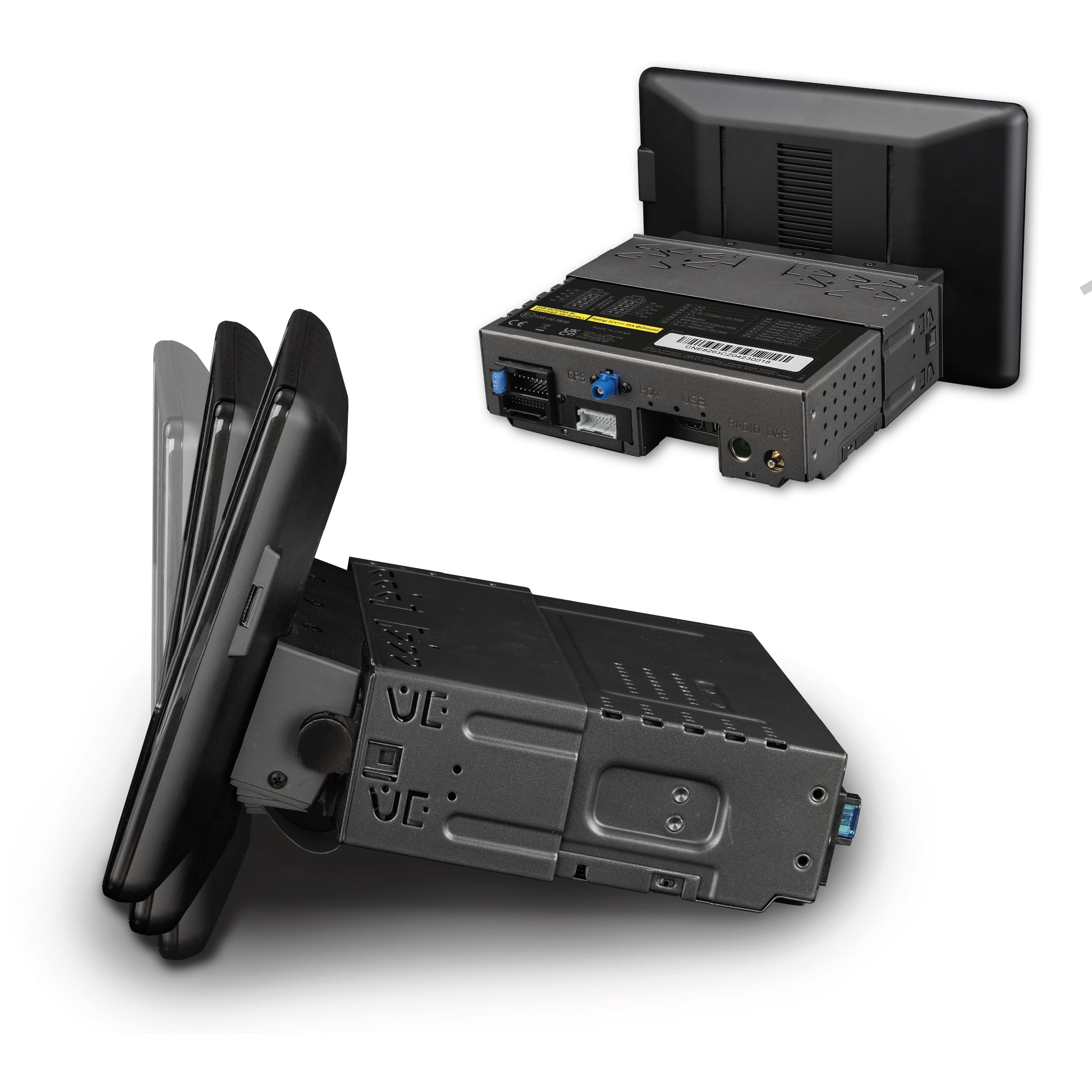 ZENEC Z-N975 – radio samochodowe 1-DIN, system multimedialny z ekranem dotykowym 9"/22,9 cm, centrum multimedialne z DAB+, bezprzewodowym systemem Android Auto/Apple CarPlay, DAB+, USB, możliwość