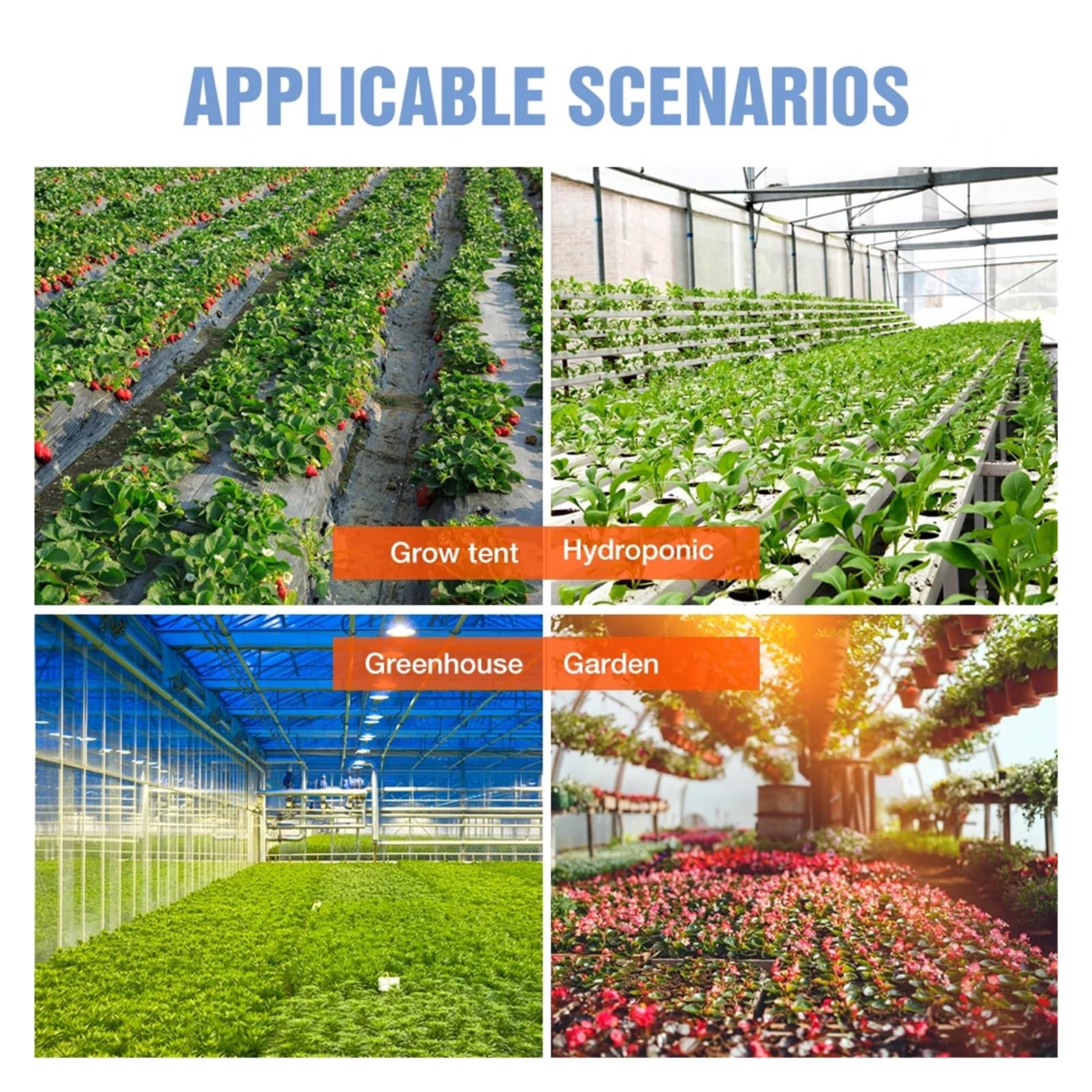 Luz de cultivo LED, Lámpara de espectro completo de luz de cultivo de 4000W for plantas, lámpara UV de invernadero Phyto Light de 5000W, plantas, semillas, Fitolamp LED vetal Para plantas de interior