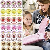 Vista 7 de Calcomanías para rascar y oler – 864 piezas, 12 aromas diferentes, 36 hojas – Calcomanías de recompensa para niños, profesores, padres