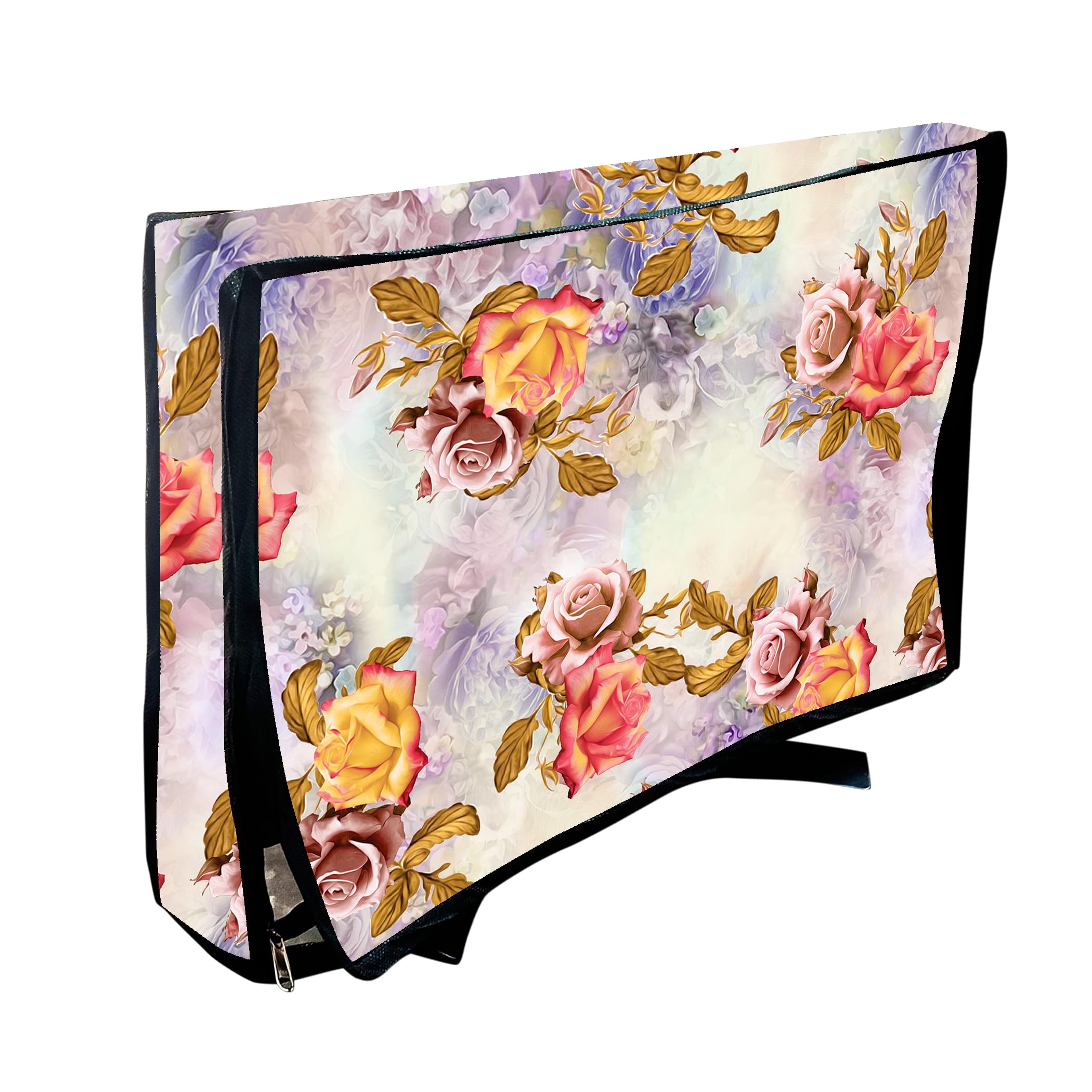 HomeStore-YEP Dust Proof Printed Waterproof Computer Monitor Cover for 22 inch Monitor For LG, Dell, HP, Zebranics,Lenovo, Asus, Acer, Phillips Etc Monitors Cream Flower (B0CRSL8SHH) Amazon Price History, Amazon Price Tracker