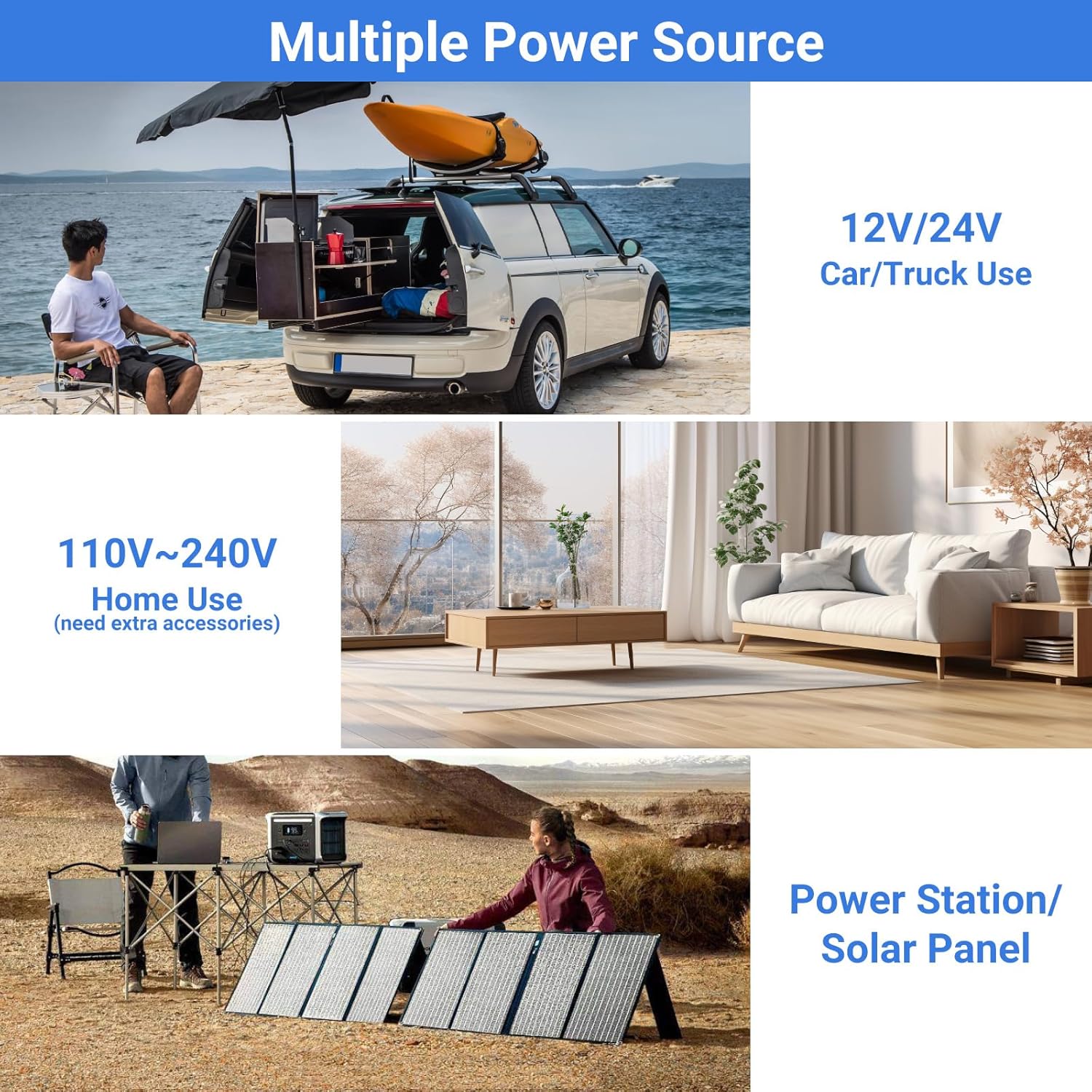 Smad 12 Volt Portable Car Refrigerator -4℉-68℉ Electric Cooler with Removeble Basket and Wheels led Lighting Cup Holder 53 Quart(50L) for Car Camping Truck Fishing Boating