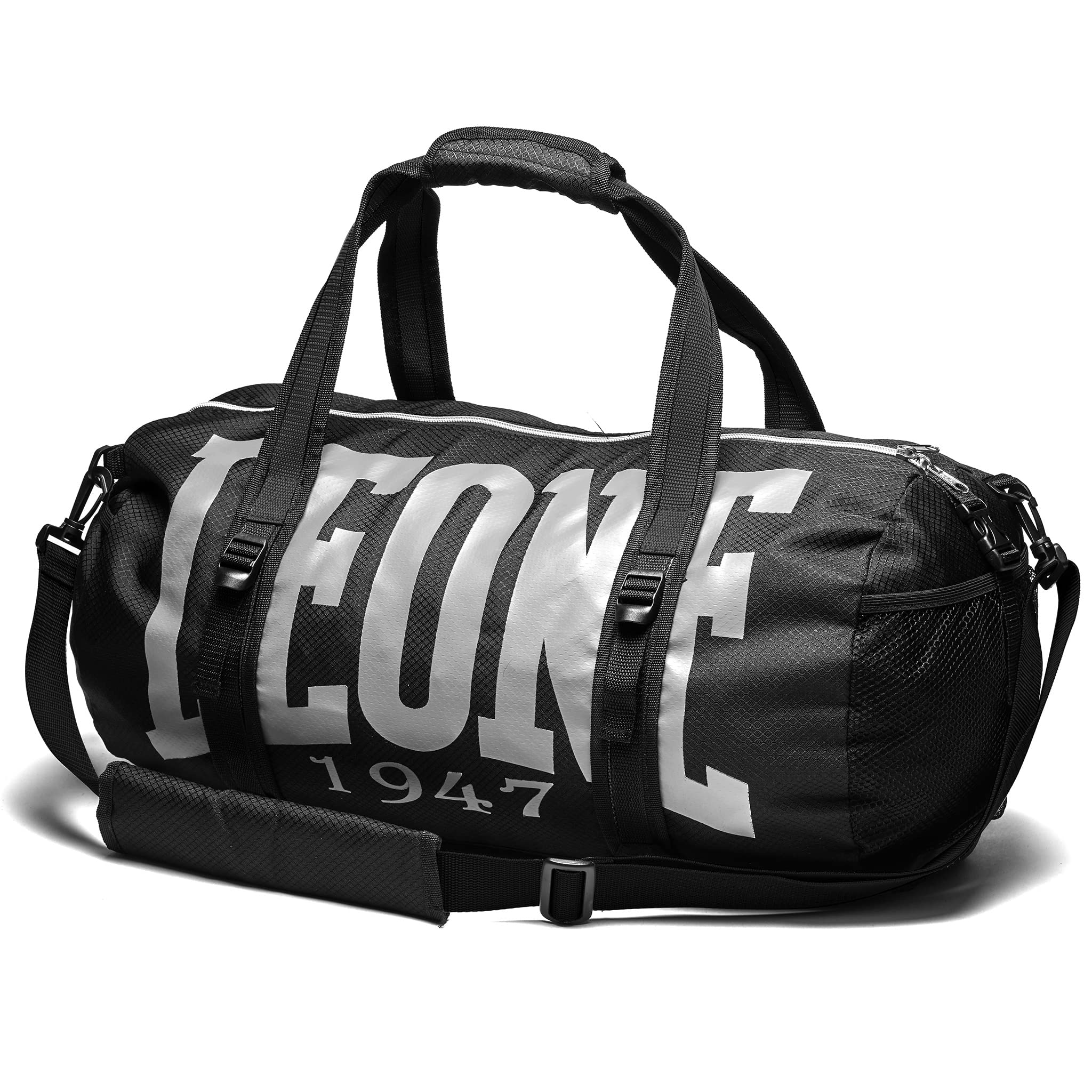 LEONE 1947 Light Bag Bolso de Gimnasio, 45 cm, 30 Liters, Negro (Noir)