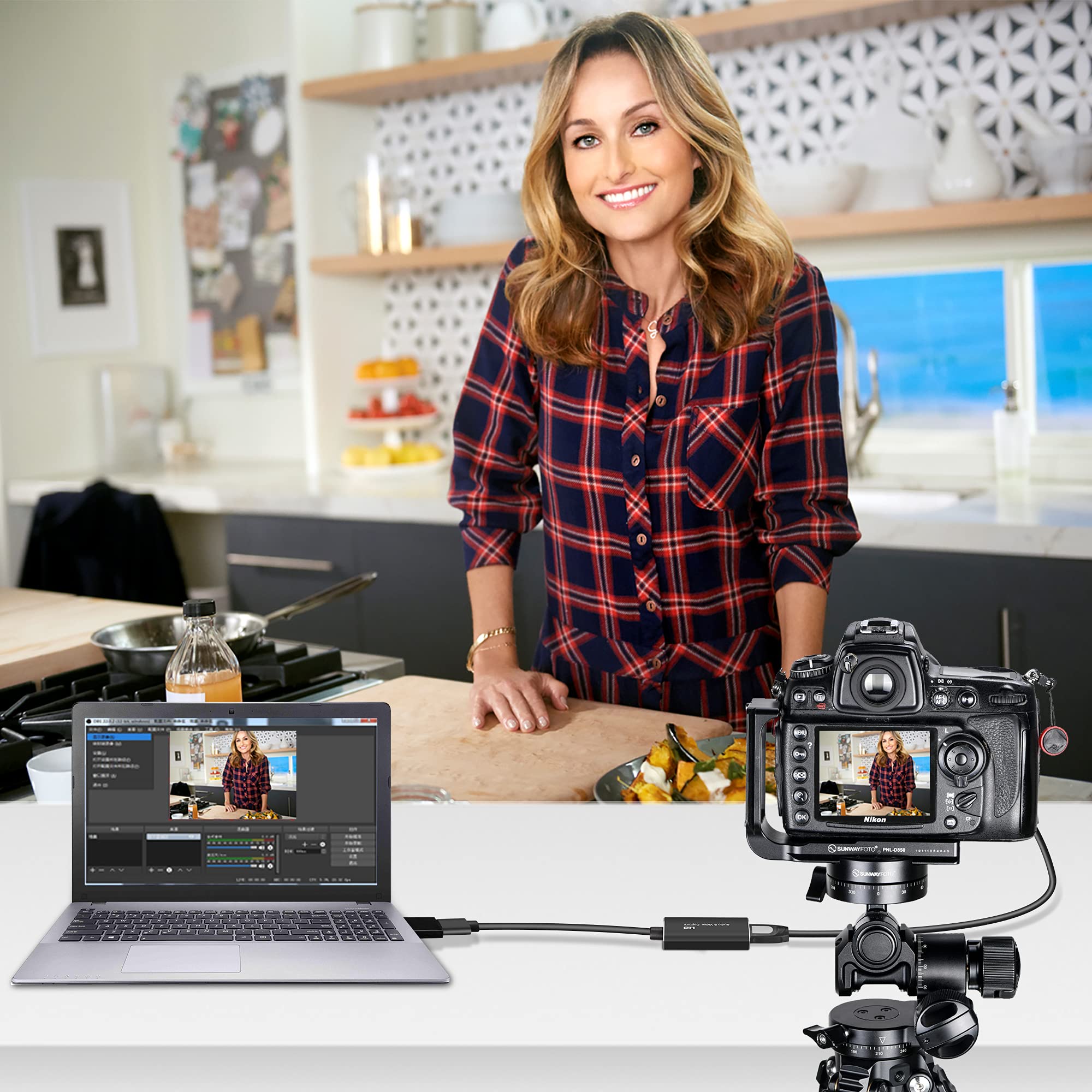 Video Capture Card, 1080p 60fps Capture Card, USB Capture Card,HDMI to