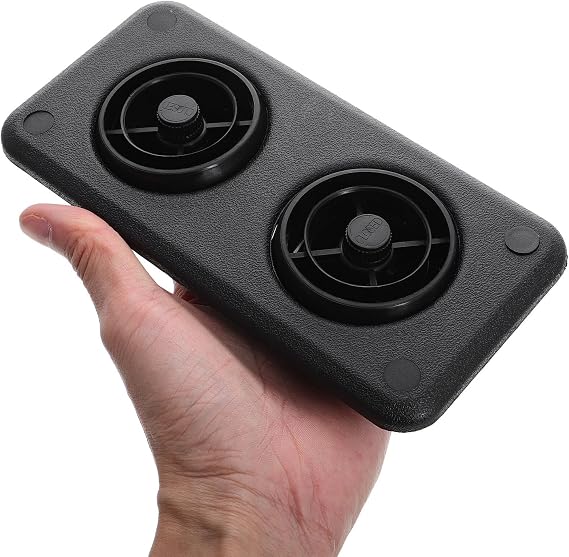 2pcs Bus Air Conditioning Vents Replacement Fan Exhaust Grille for Rv Roof Exhaust Vent Cover Camping Travel