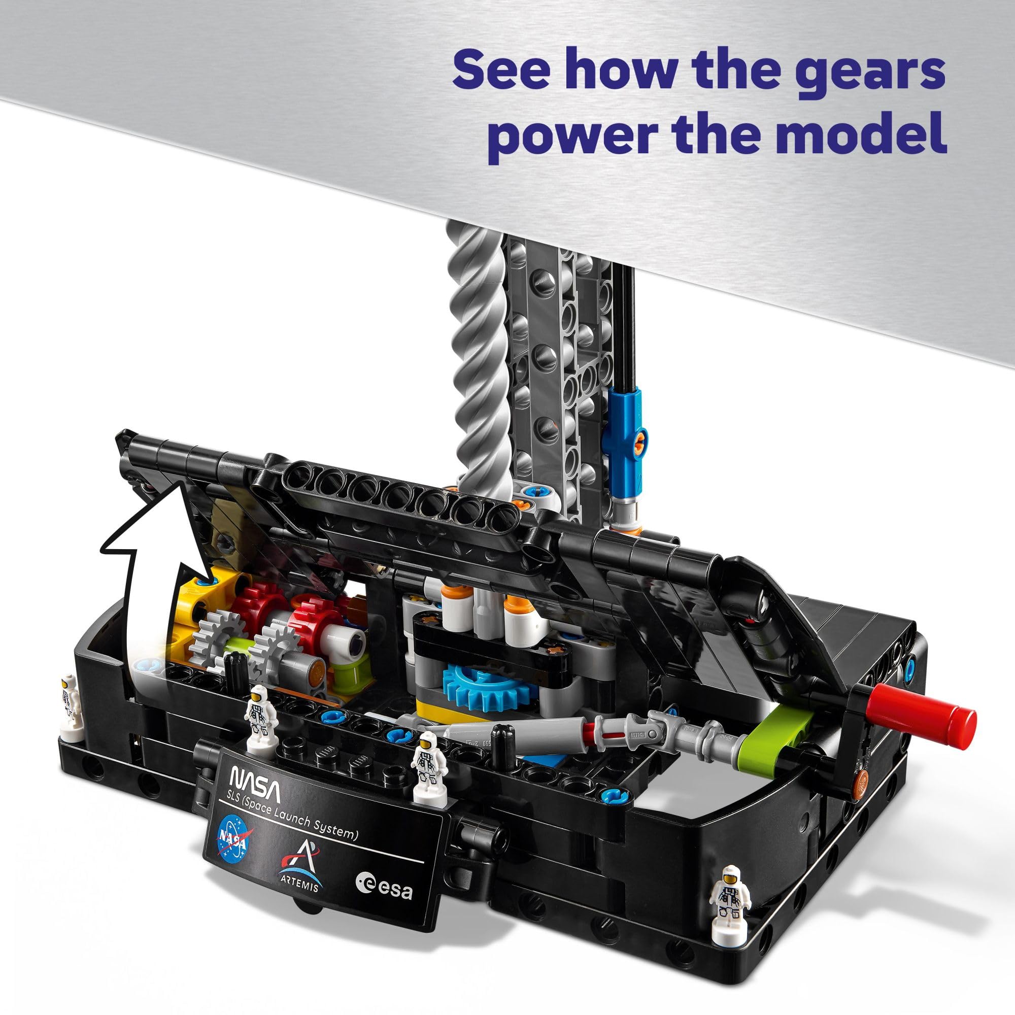 LEGO Technic NASA Artemis Space Launch System Rocket Building Toy for Boys & Girls - STEM Learning & Space Toy W/3-Stage Launch Function for Kids, Ages 9+ - Idea for Birthdays - 42221