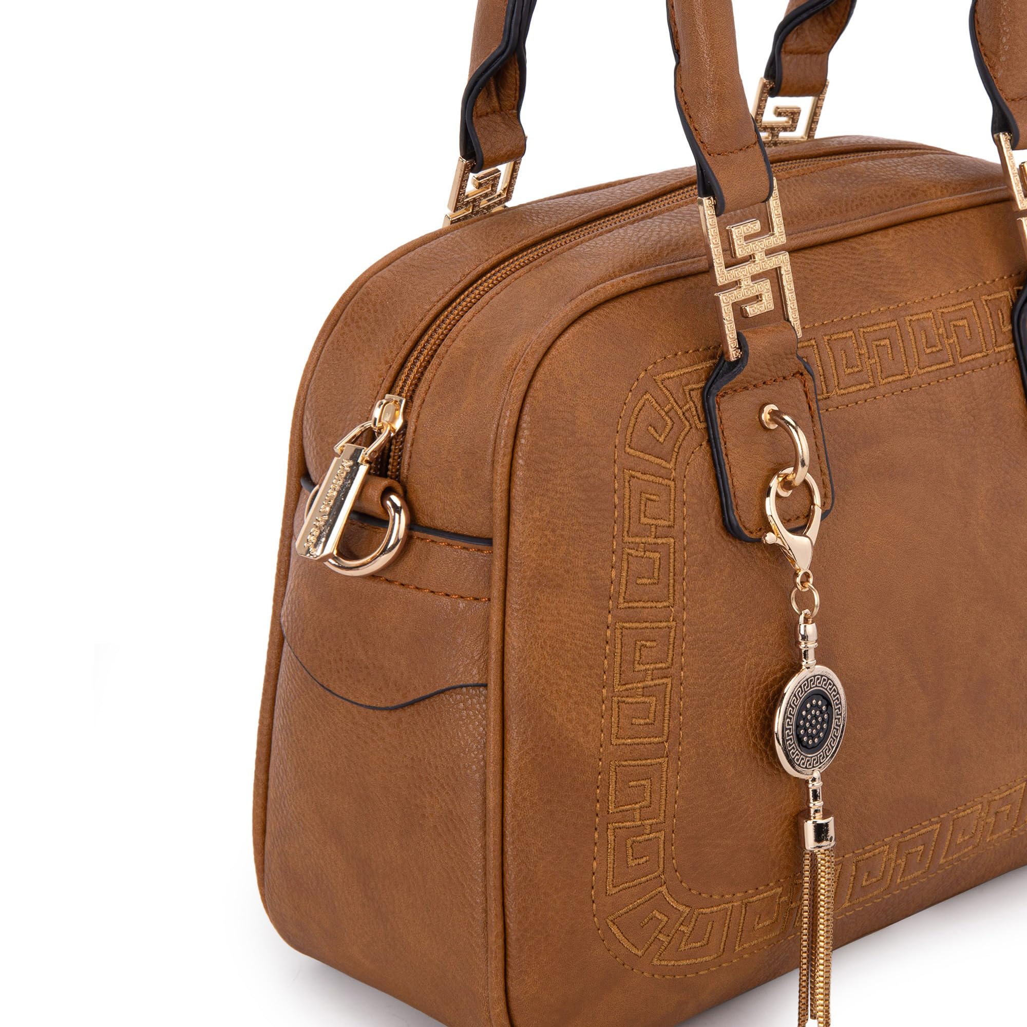 Montana West Small Purses for Women Tassel Crossbody Satchel Handbag with Detachable Shoulder Strap: S Light Brown