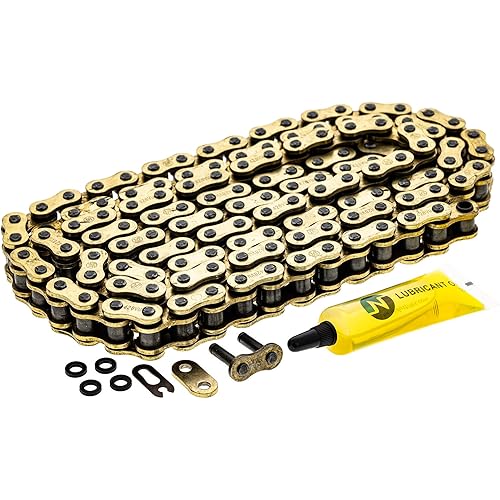 NICHE Gold 428 X-Ring Chain 130 Links with Connecting Master Link