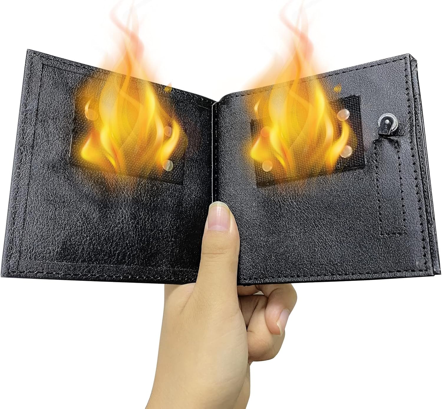 MeYuxg Premium Magic Fire Wallet, Magician Wallet, Magic Show Wallet, Inconceivable
