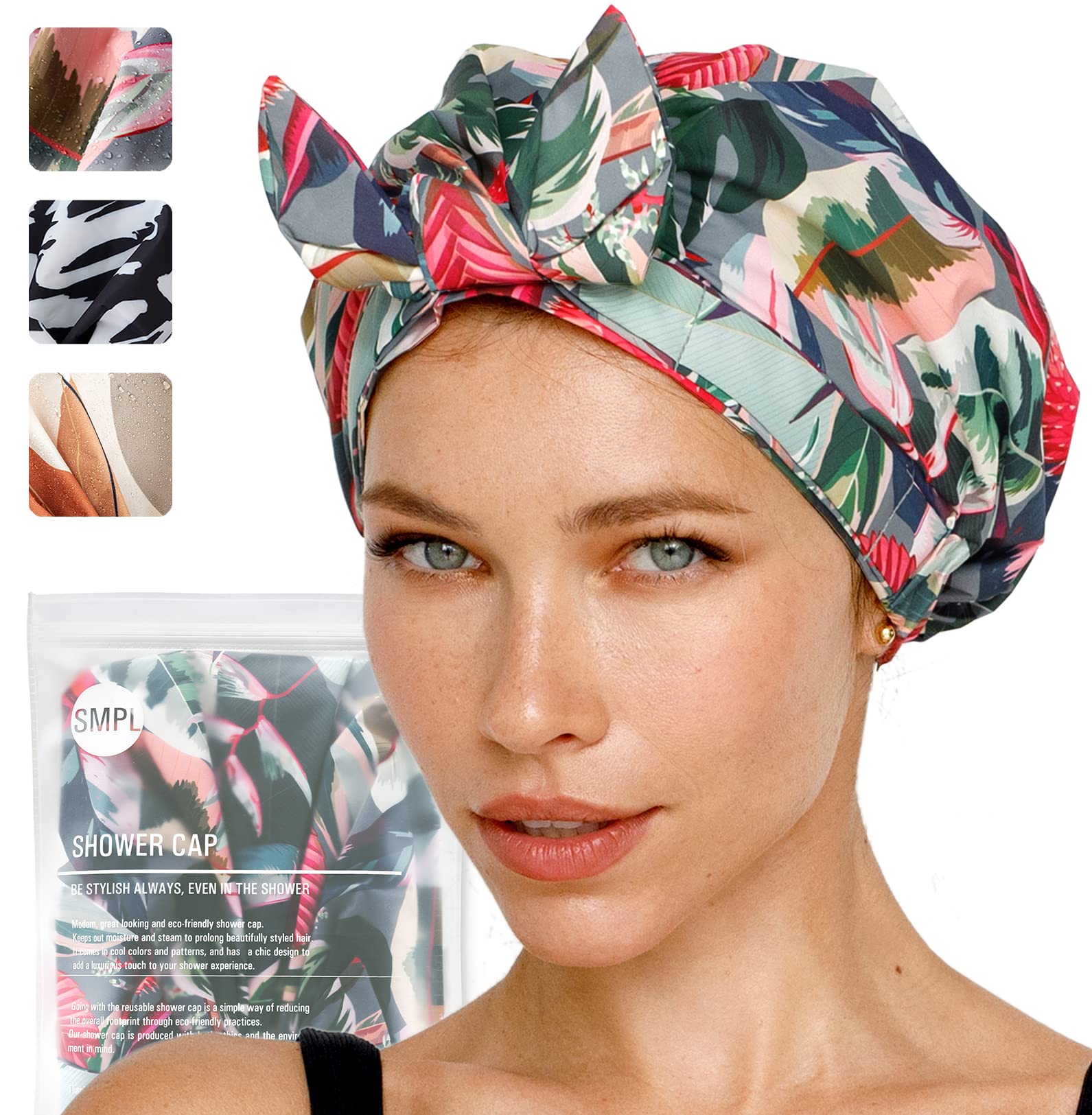 SMPL OBJECTS Luxury Shower Cap for 