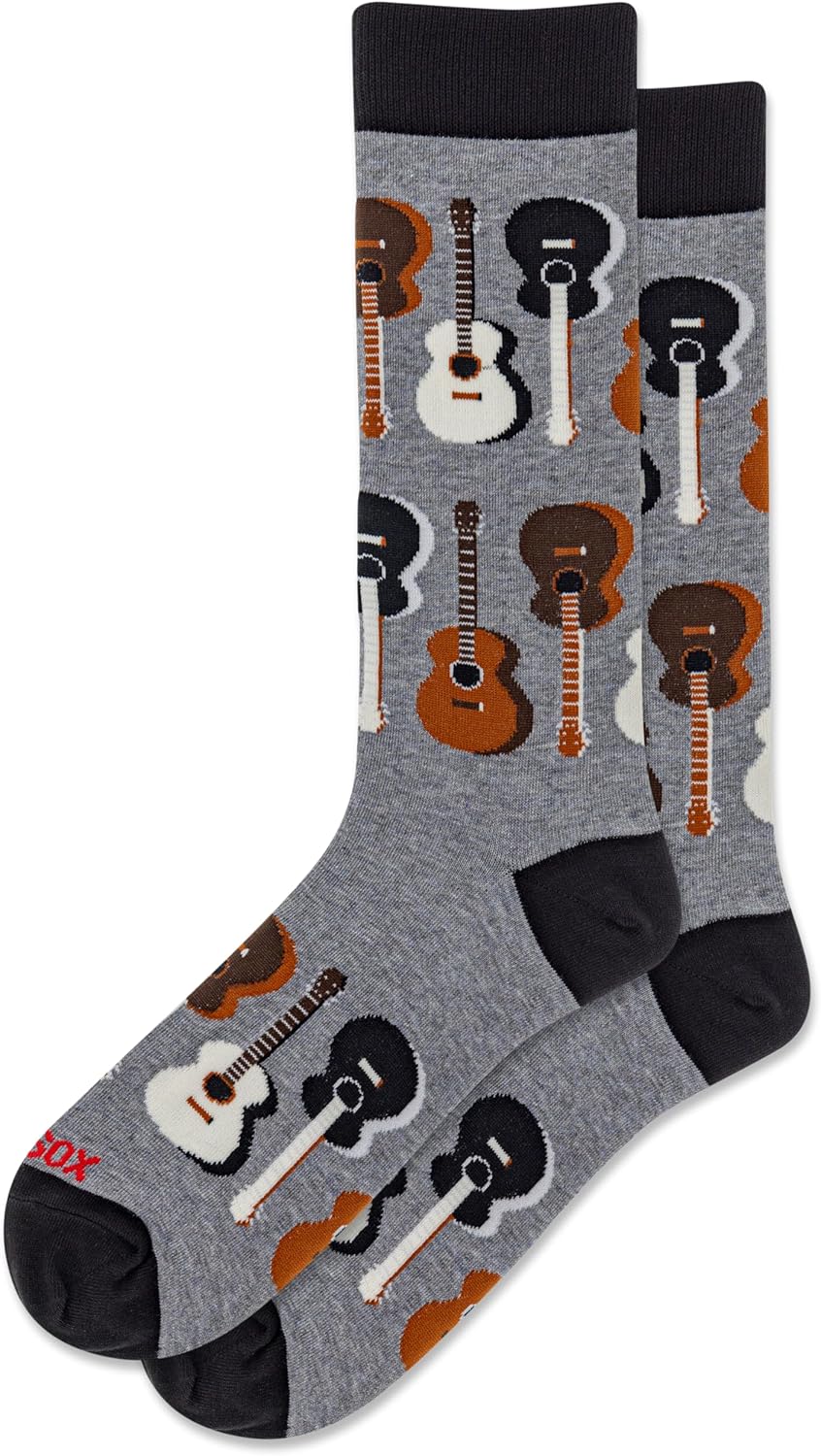 Hot Sox Men's Fun Occupation & Dad Crew Socks- 1 Pair Pack - Cool & Funny Father's Day Novelty Gifts