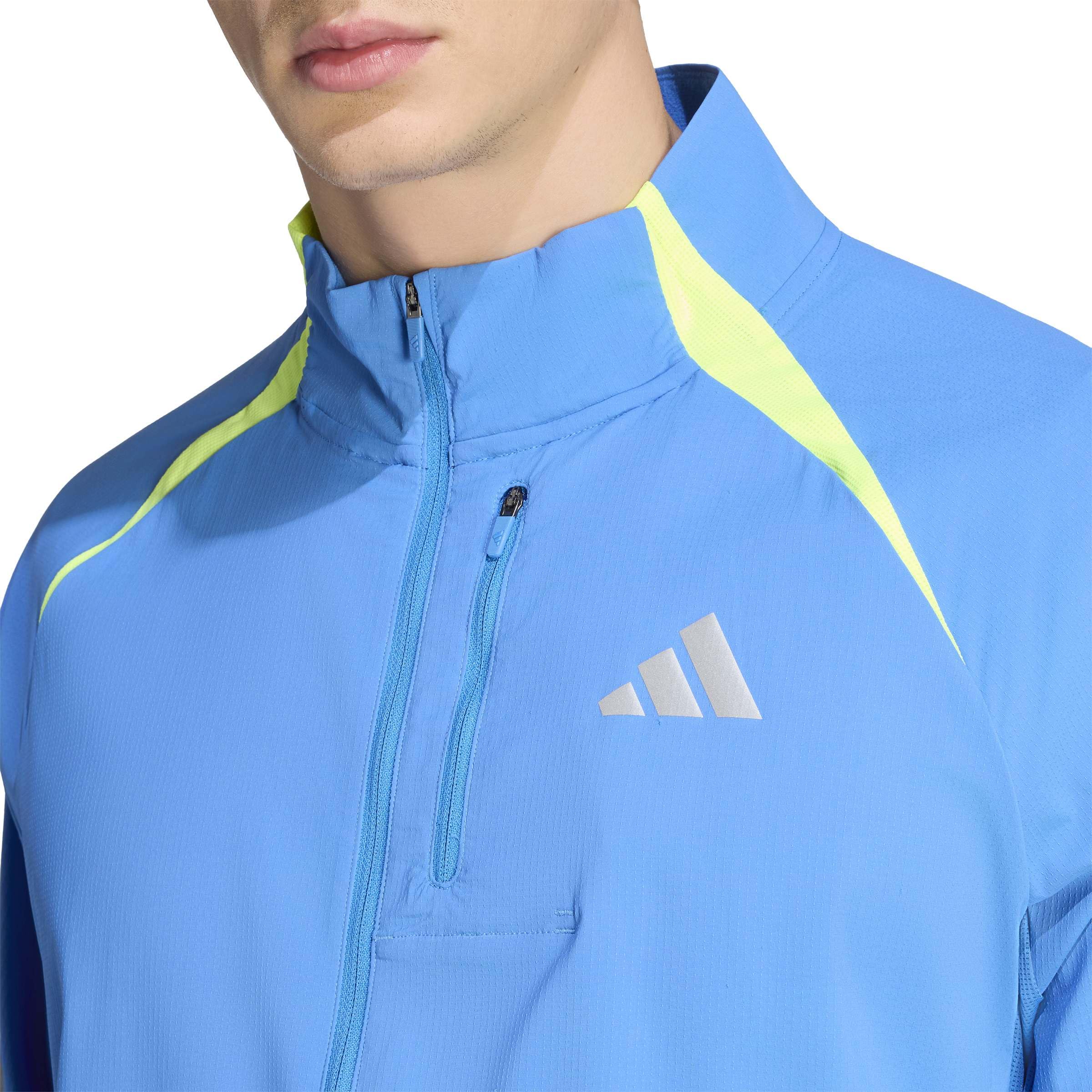 adidas heren ADI365 Running Iconic Formotion Jacket, ray blue, L