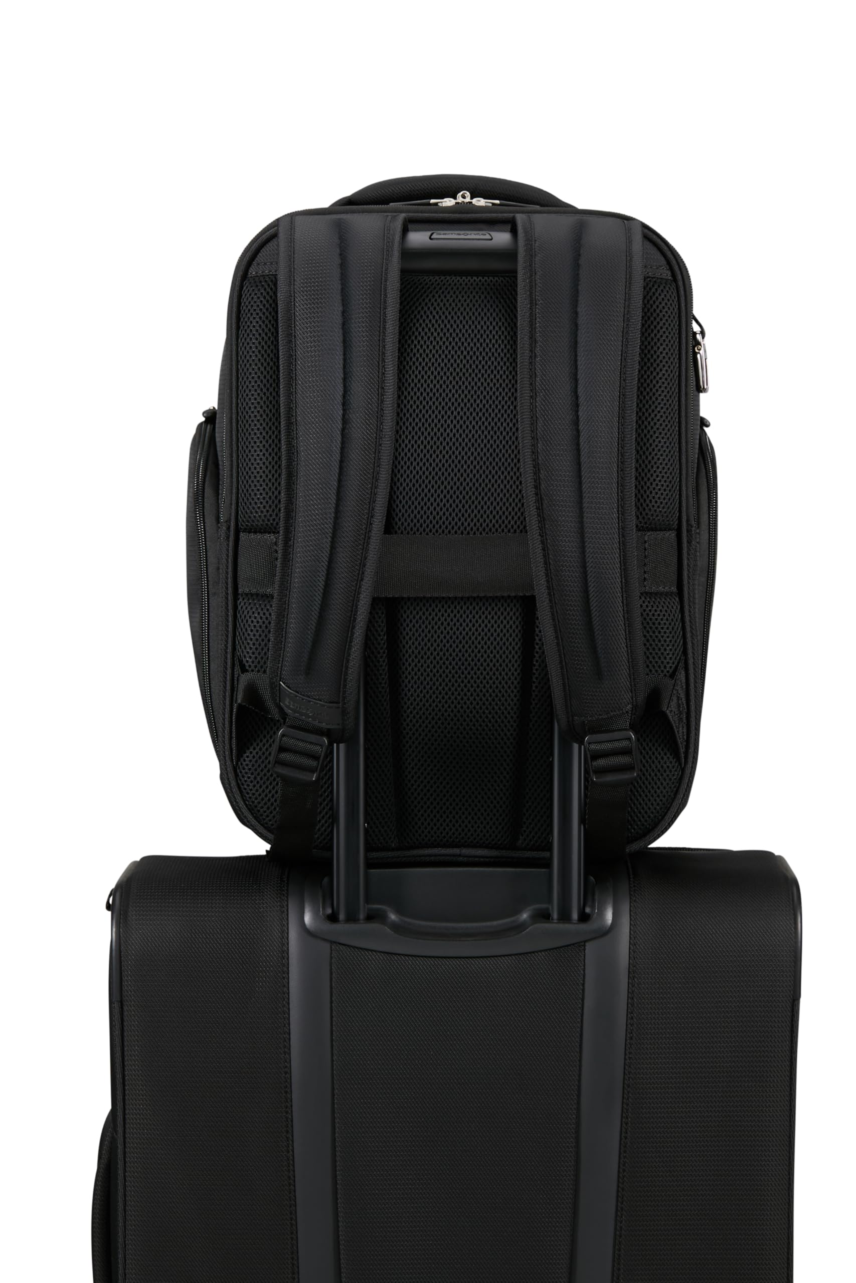 Samsonite Spark SNG Eco - Zaino Cabina 40x30x20 cm - Bagaglio a Mano per Ryanair, Wizz Air & Vueling, Borsa Sottosedile con Scomparto Laptop 15.6", 26 L, 0.80 KG, Nero