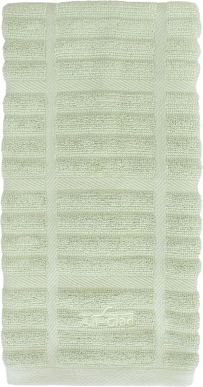All-CladSolid Kitchen Towel: Highly Absorbent - 100% Cotton, 17"x30" Towel for Cleaning & Drying Dishes, Glassware, or Countertops, 1-Pack, Fennel